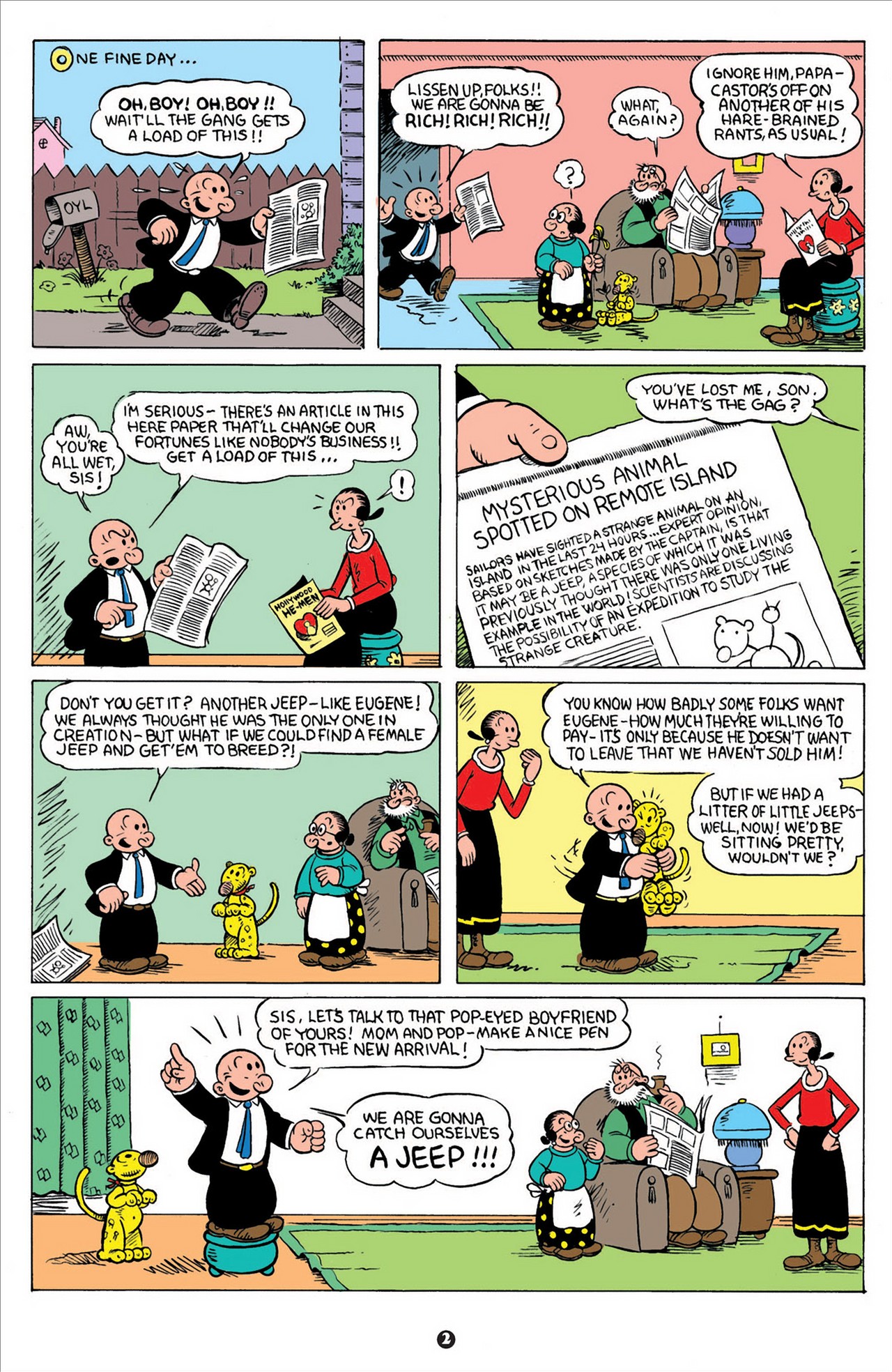 Read online Popeye (2012) comic -  Issue #1 - 4