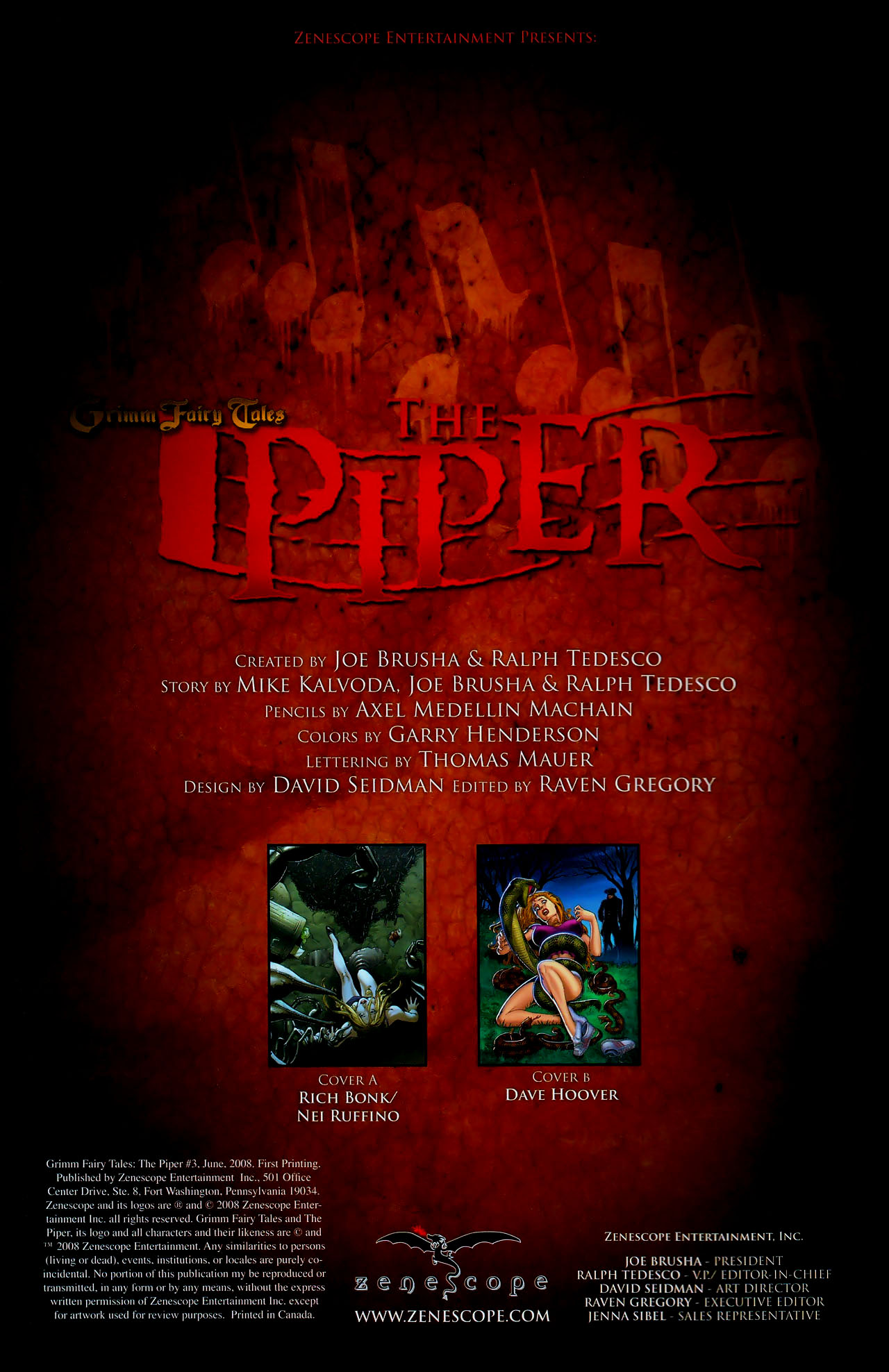 Read online Grimm Fairy Tales: The Piper comic -  Issue #3 - 3