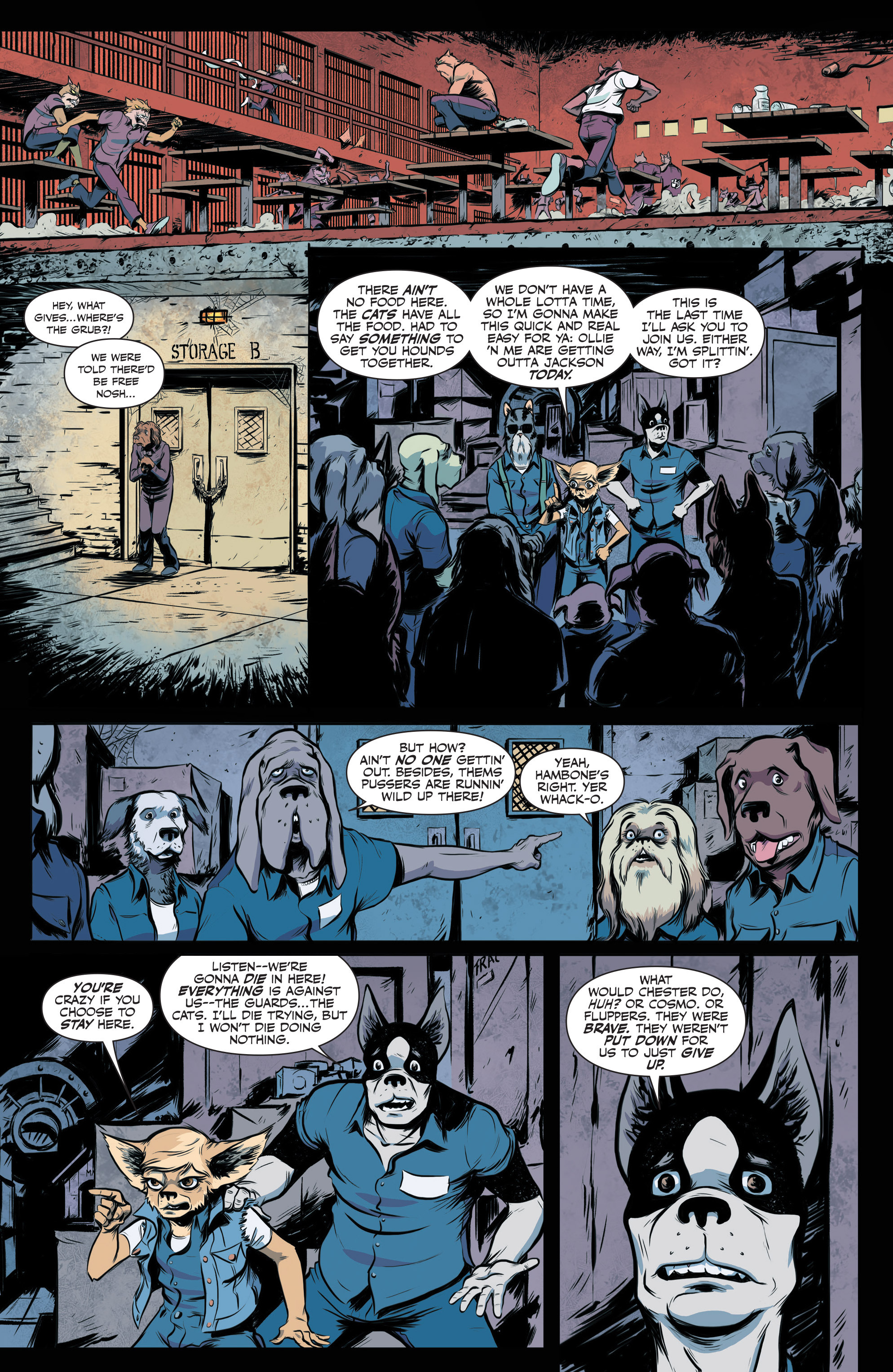 Read online Kennel Block Blues comic -  Issue #4 - 7