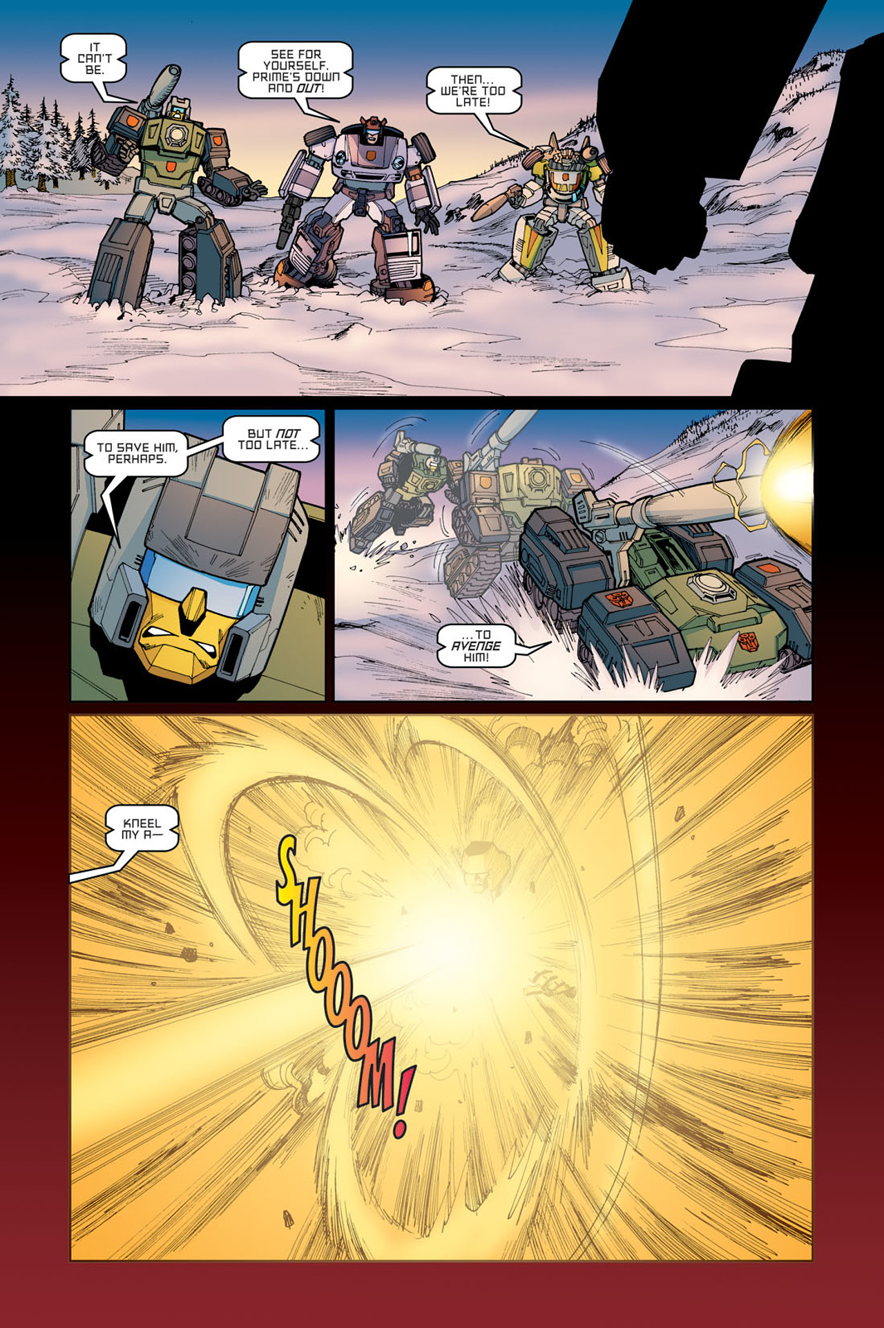 Read online The Transformers: Escalation comic -  Issue #6 - 7