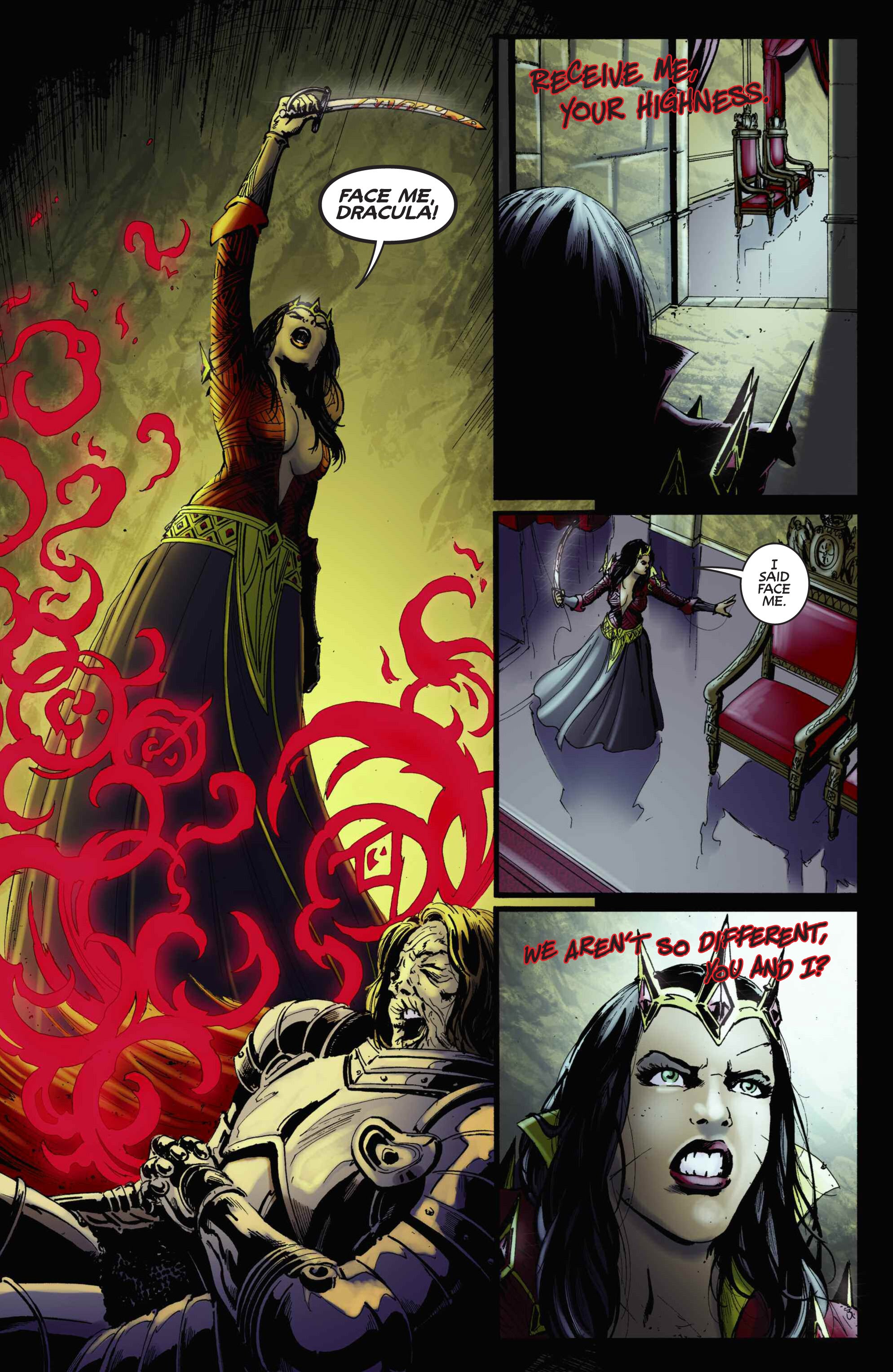 Read online Blood Queen Vs. Dracula comic -  Issue #3 - 22
