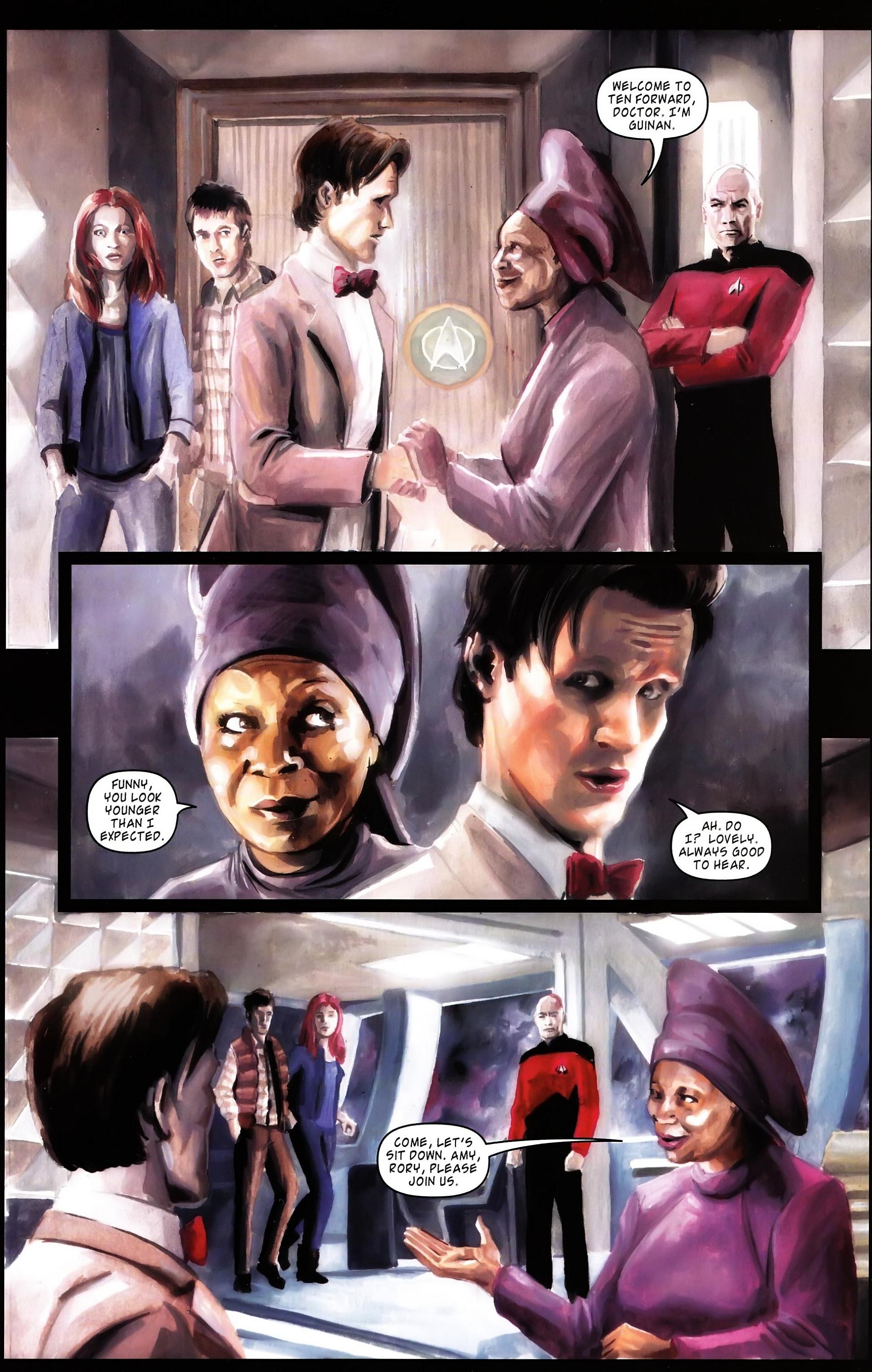 Read online Star Trek: The Next Generation/Doctor Who: Assimilation² comic -  Issue #4 - 5