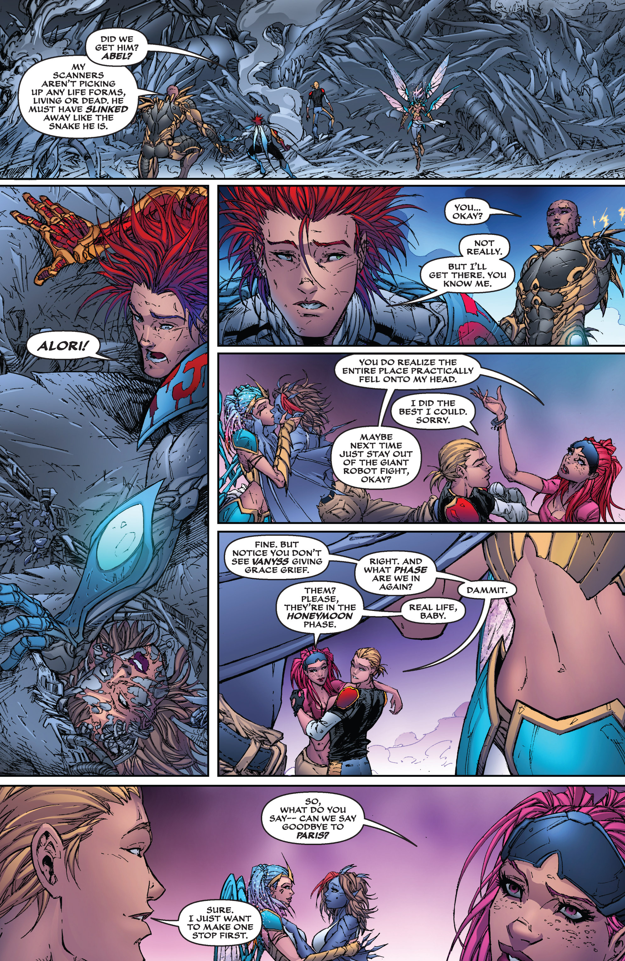 Read online Michael Turner's Soulfire (2013) comic -  Issue #8 - 16
