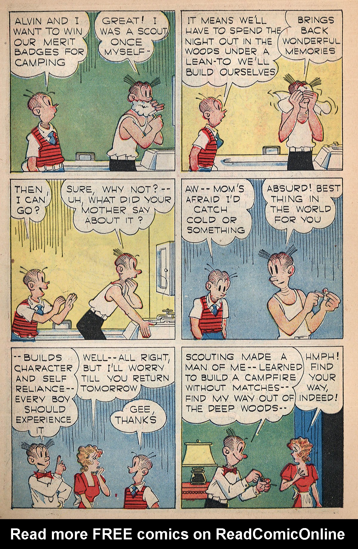 Read online Blondie Comics (1947) comic -  Issue #15 - 8