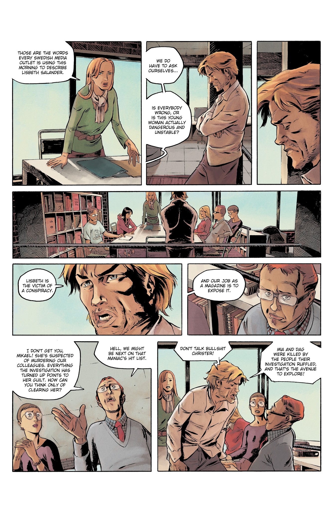 Read online Millennium: The Girl Who Played With Fire comic -  Issue #2 - 5