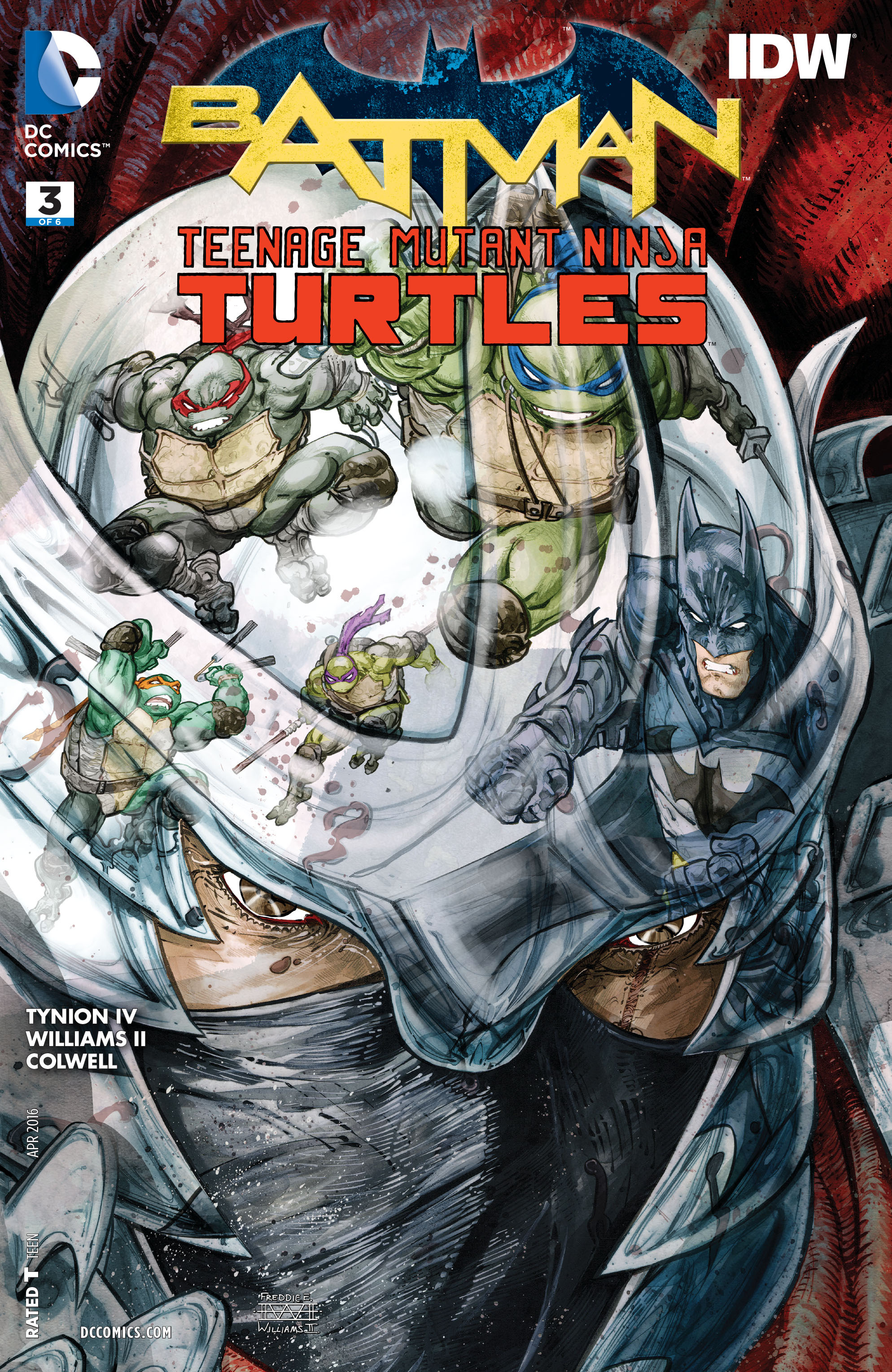 Read online Batman/Teenage Mutant Ninja Turtles comic -  Issue #3 - 1