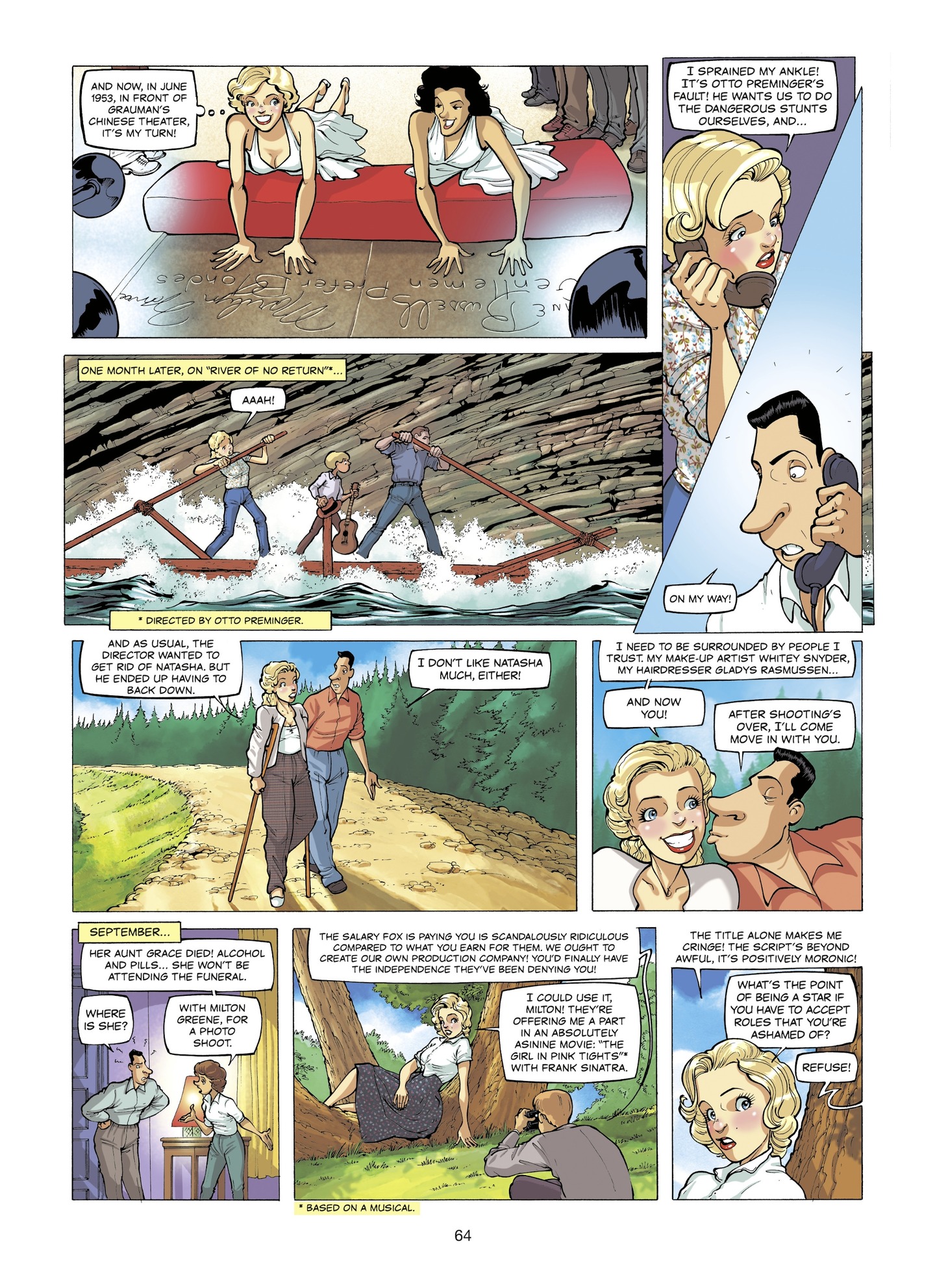 Read online The Stars of History: Marilyn Monroe comic -  Issue # TPB - 64