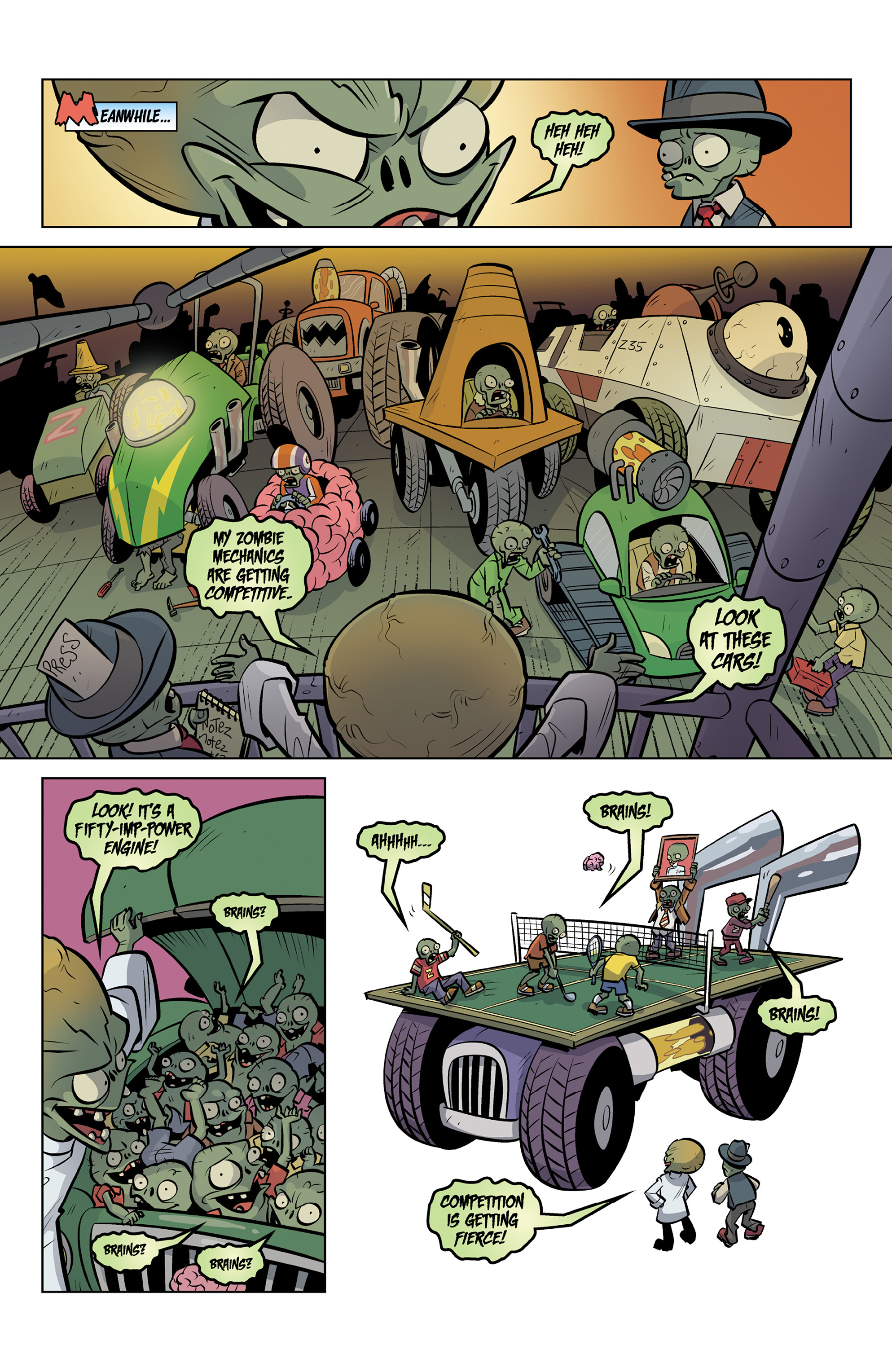 Read online Plants vs. Zombies: Petal to the Metal comic -  Issue #7 - 11