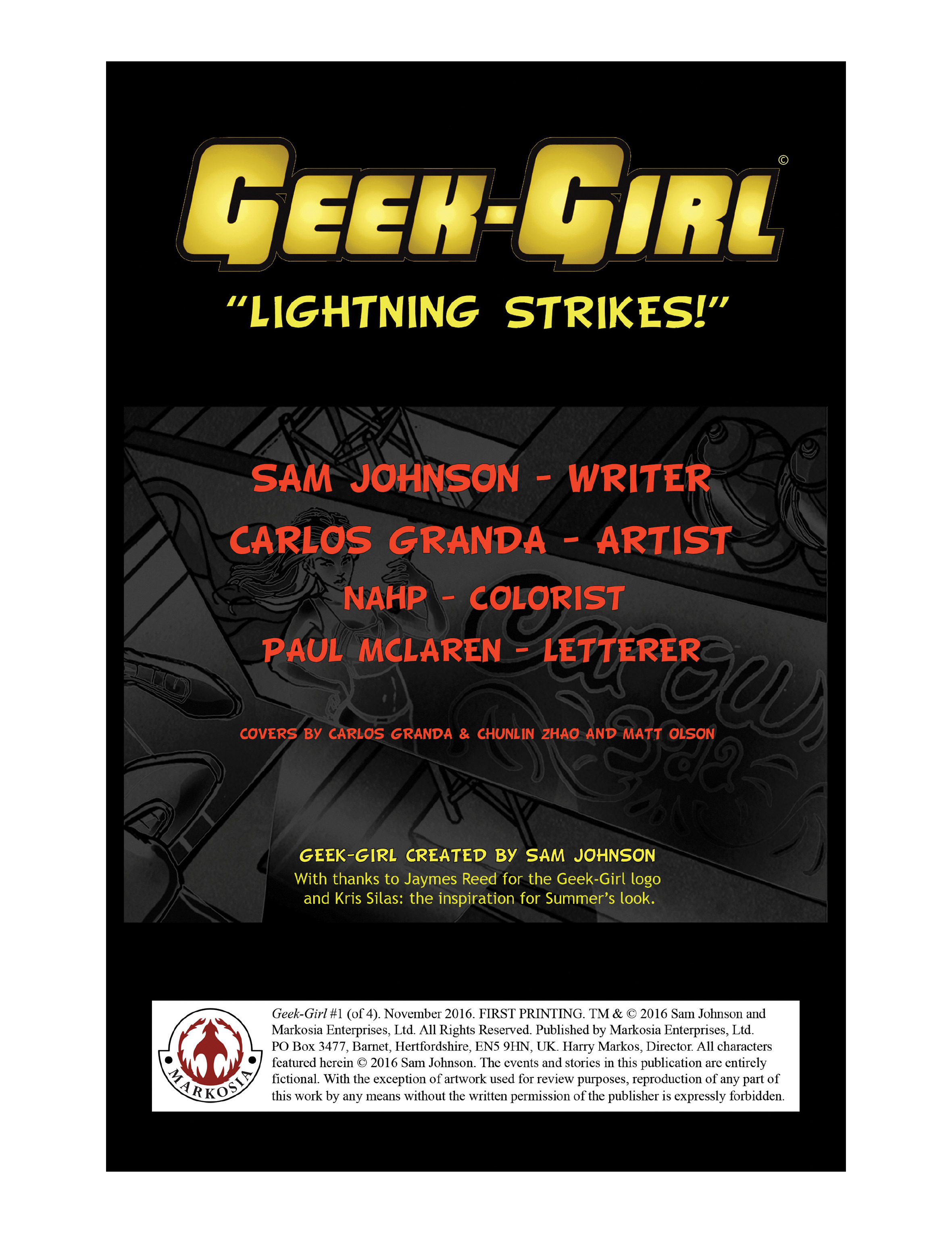 Read online Geek-Girl comic -  Issue #1 - 2