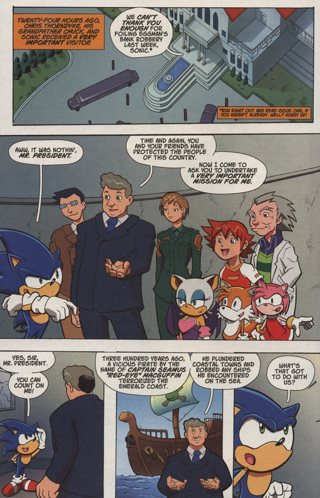 Read online Sonic X comic -  Issue #2 - 4