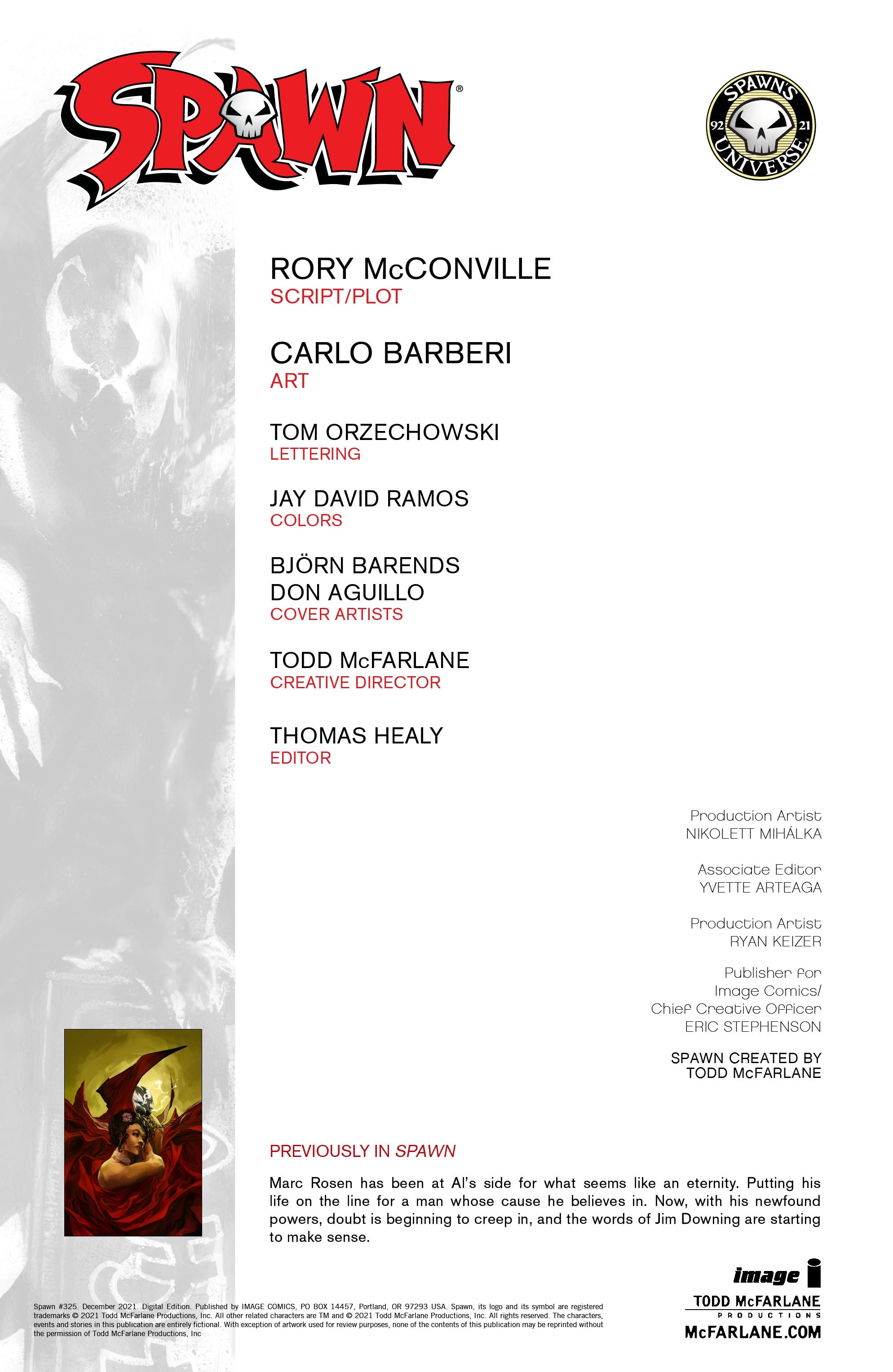 Read online Spawn comic -  Issue #325 - 3