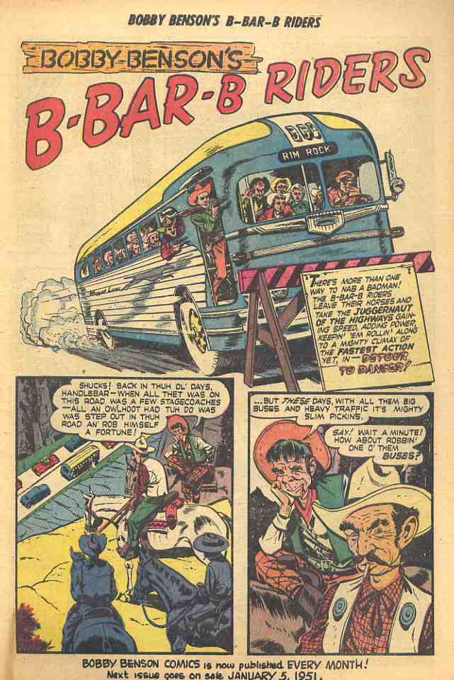 Read online Bobby Benson's B-Bar-B Riders comic -  Issue #5 - 3
