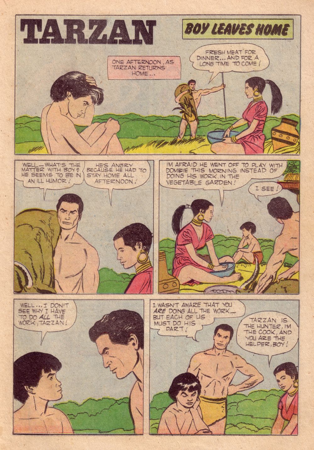 Read online Tarzan (1948) comic -  Issue #107 - 19