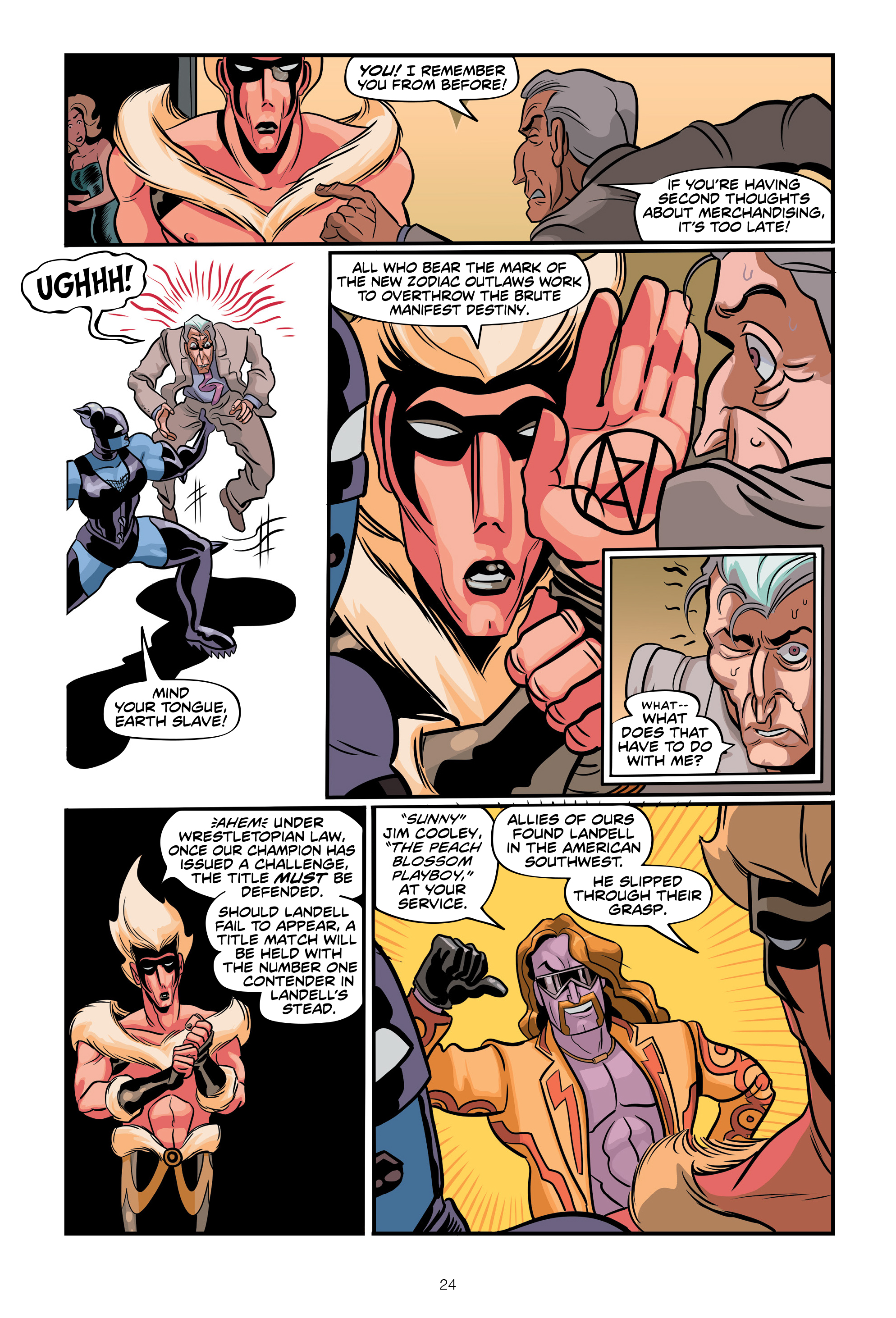 Read online Invasion from Planet Wrestletopia comic -  Issue #3 - 24