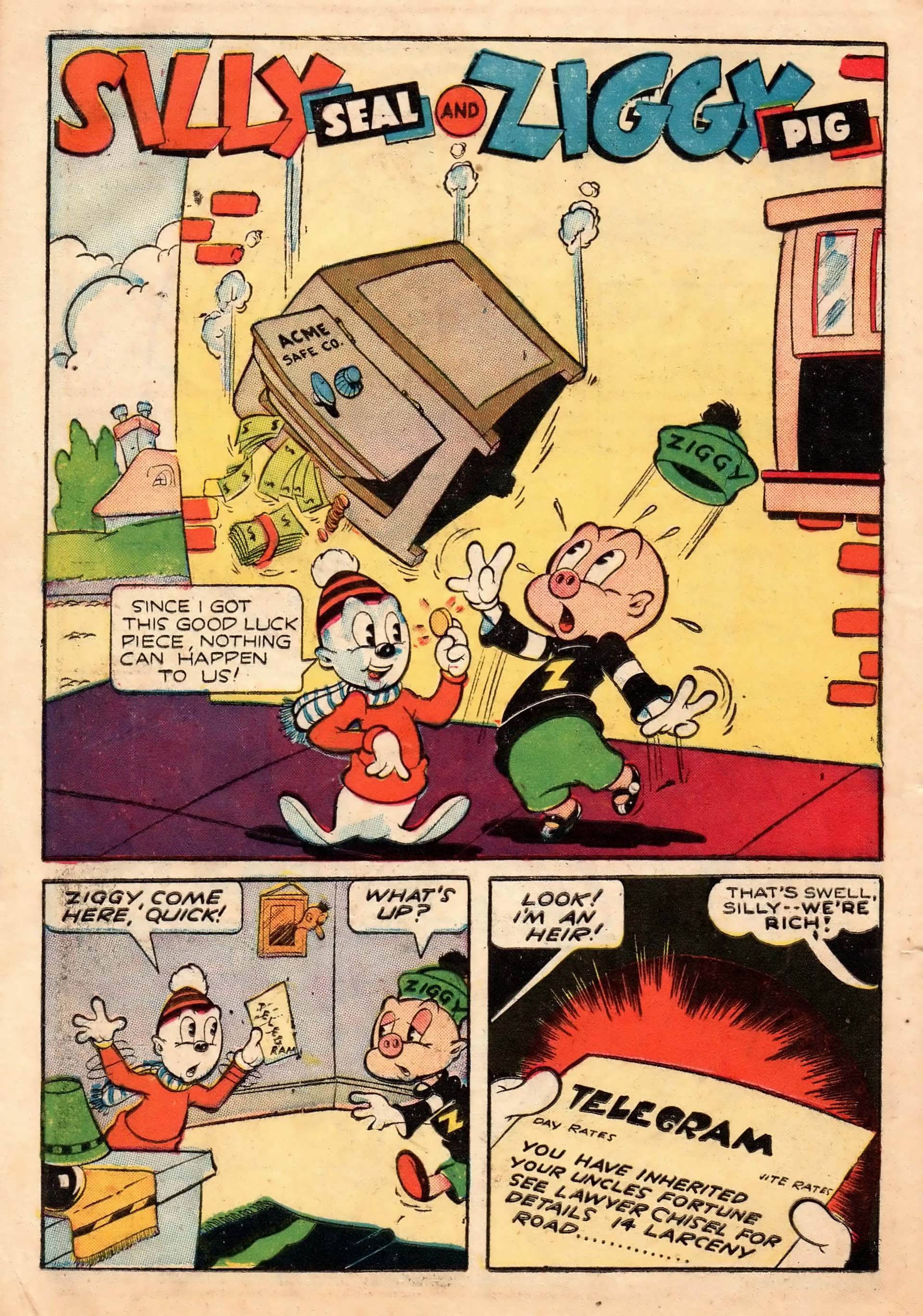 Read online Ziggy Pig-Silly Seal Comics (1944) comic -  Issue #2 - 34