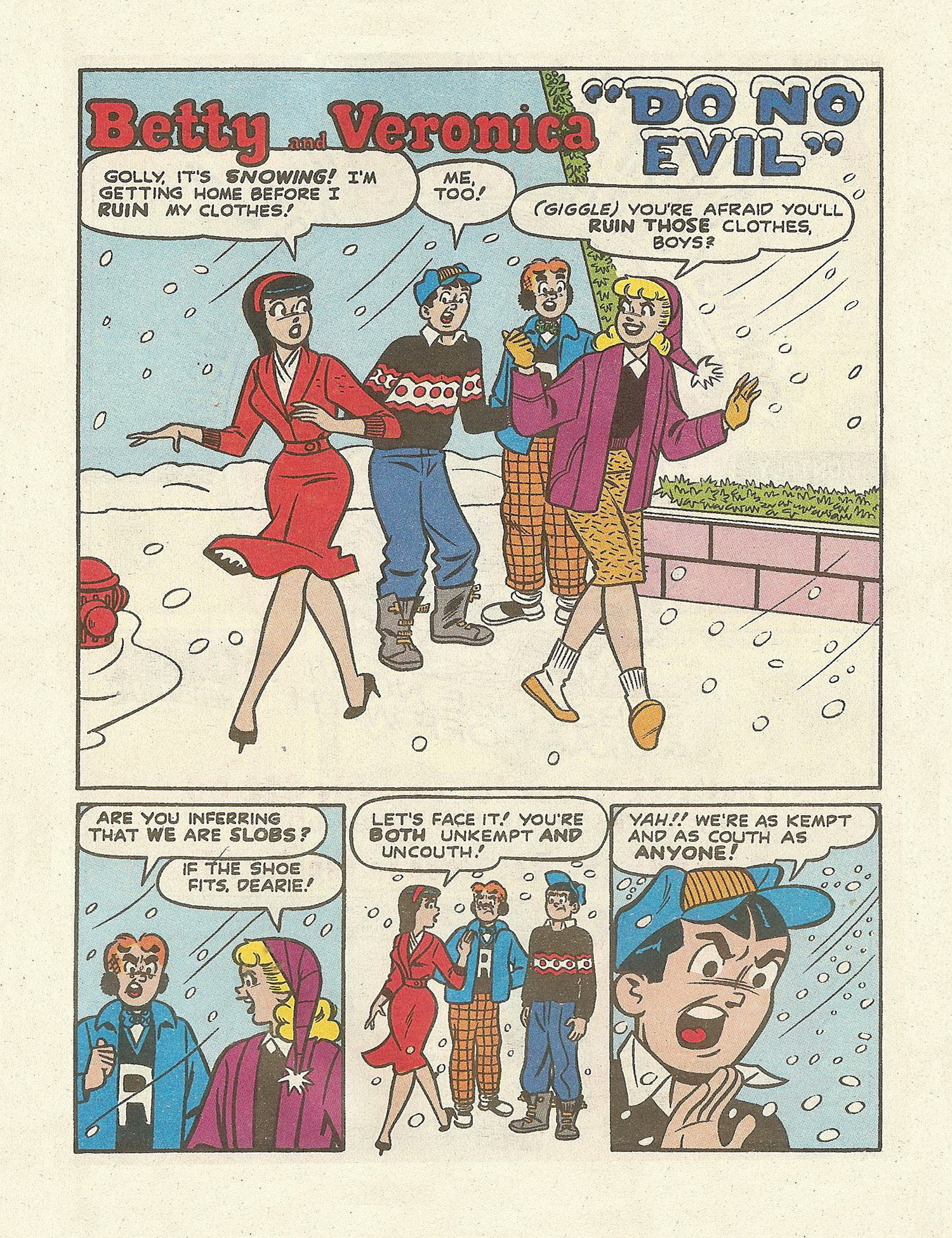 Read online Betty and Veronica Digest Magazine comic -  Issue #60 - 84