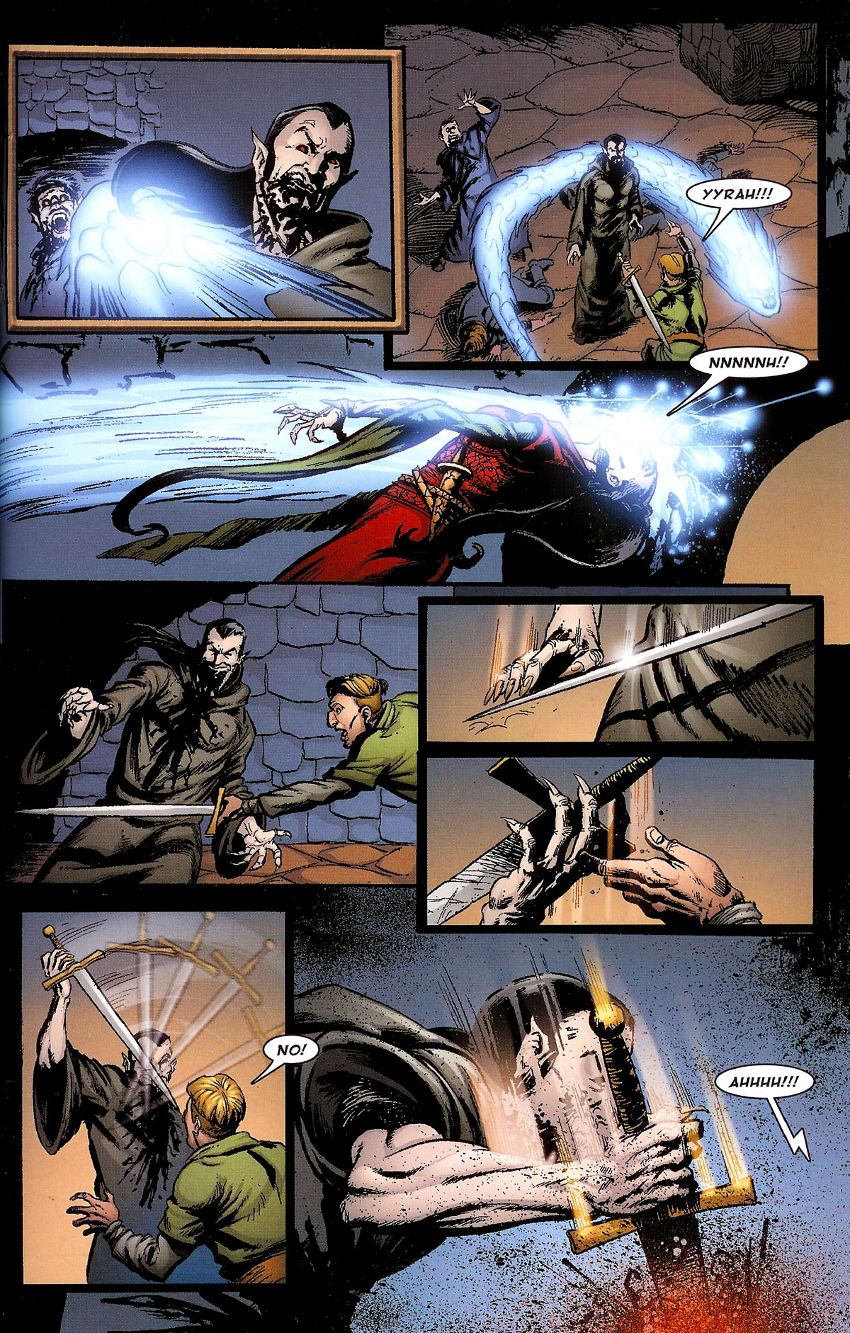 Read online Dracula vs King Arthur comic -  Issue #1 - 37