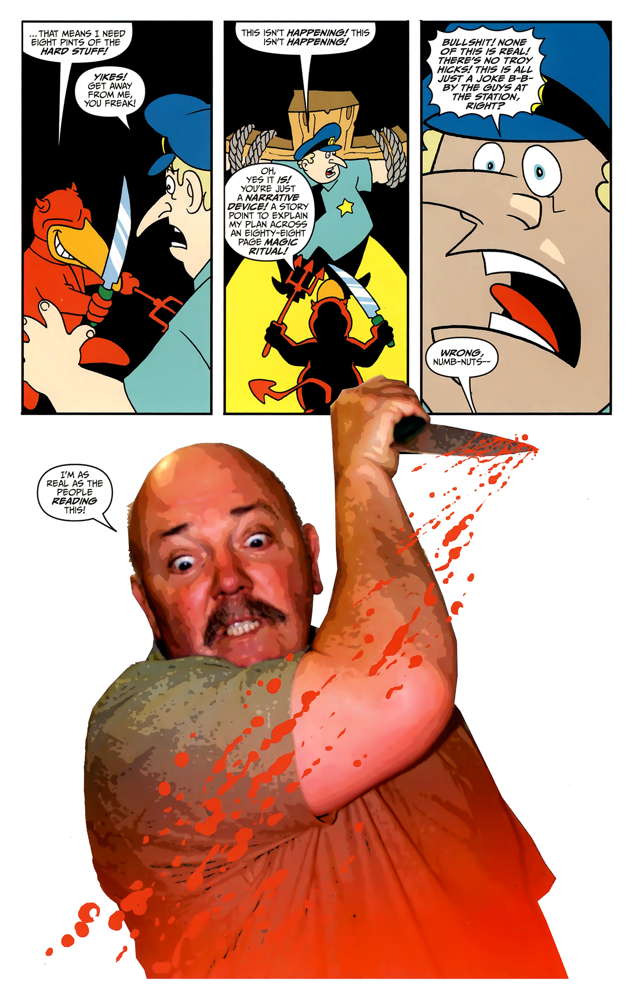 Read online Mark Millar's The Unfunnies comic -  Issue #4 - 18