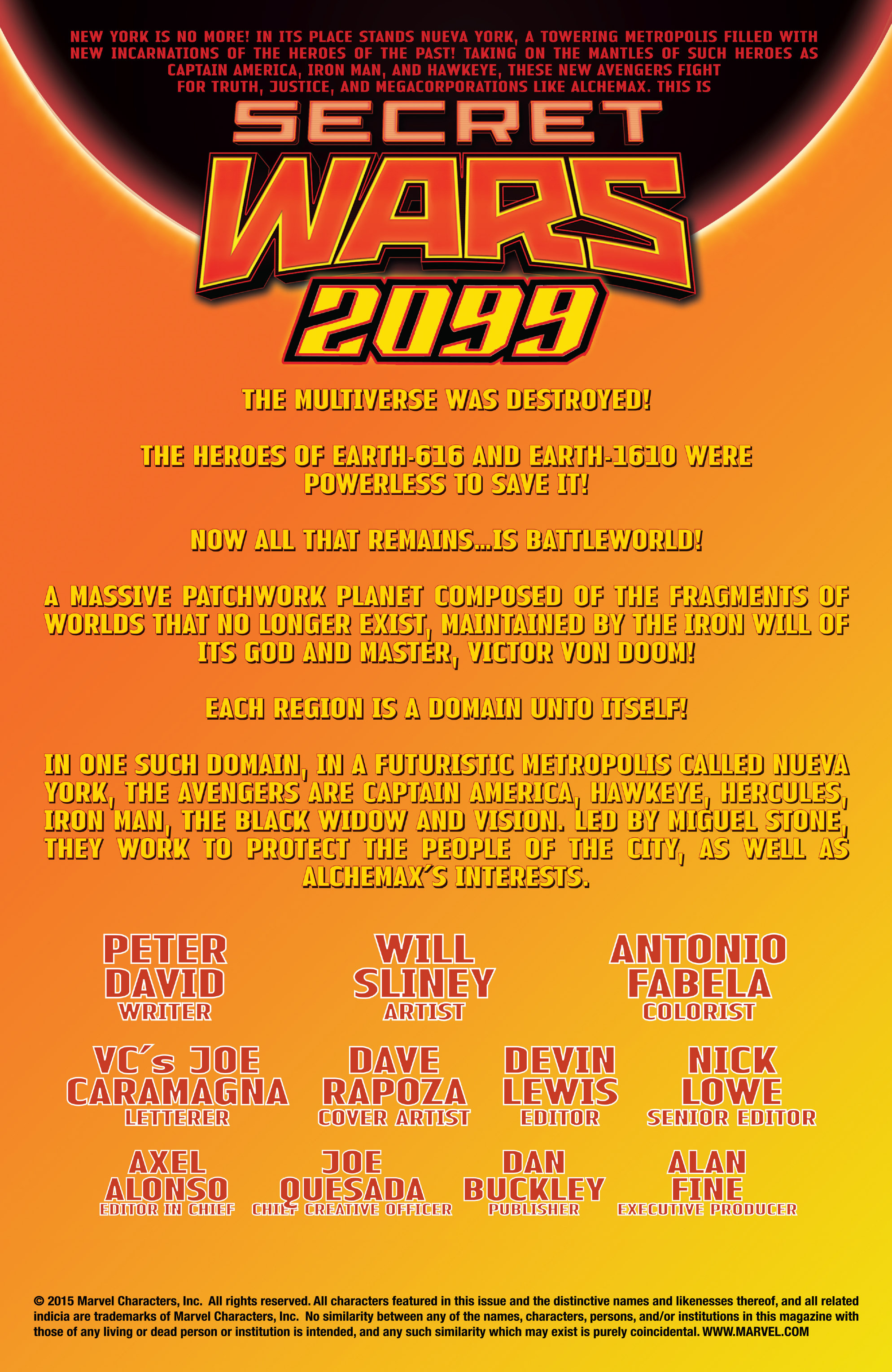 Read online Secret Wars 2099 comic -  Issue #2 - 2