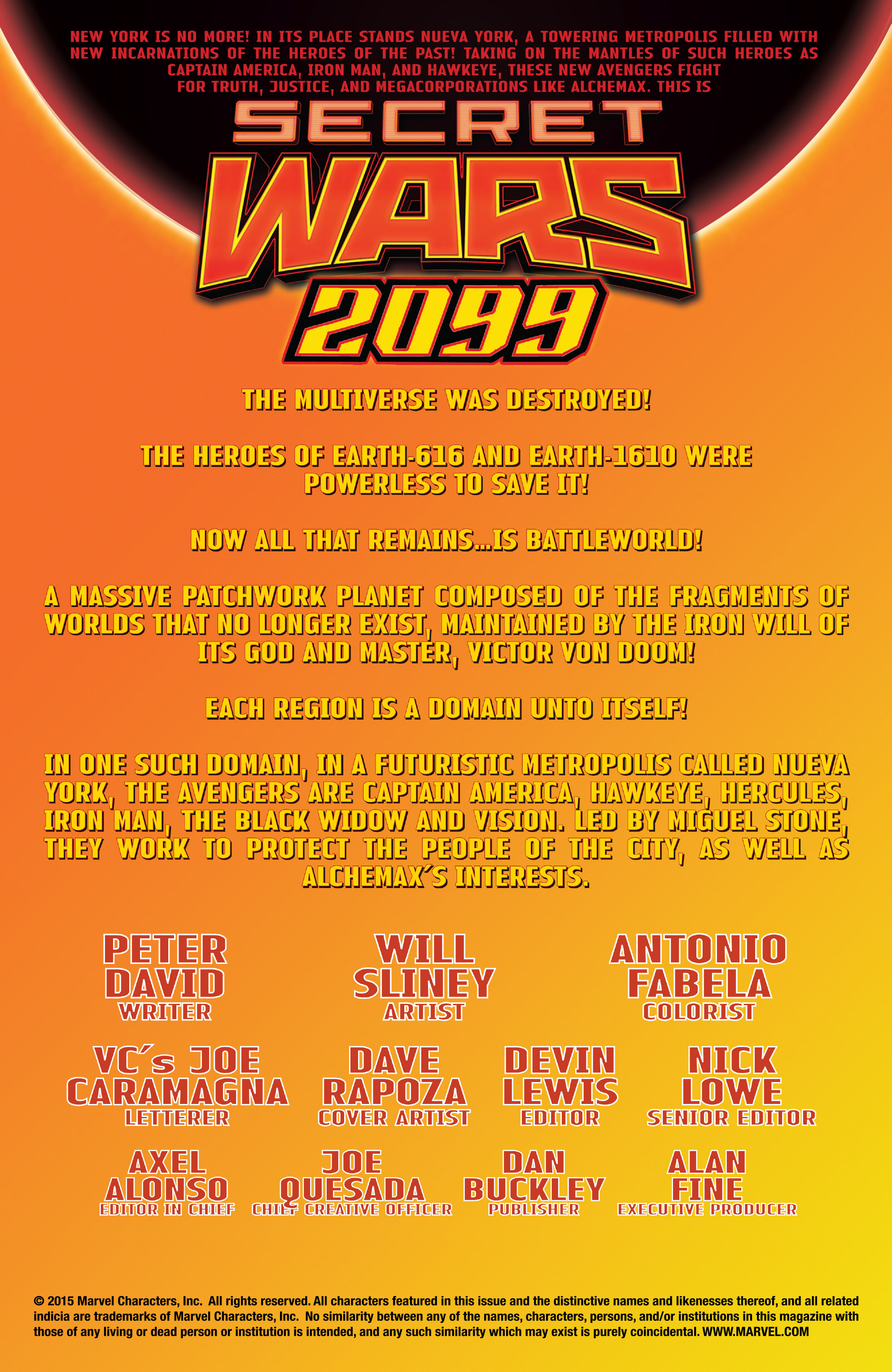 Read online Secret Wars 2099 comic -  Issue #2 - 2
