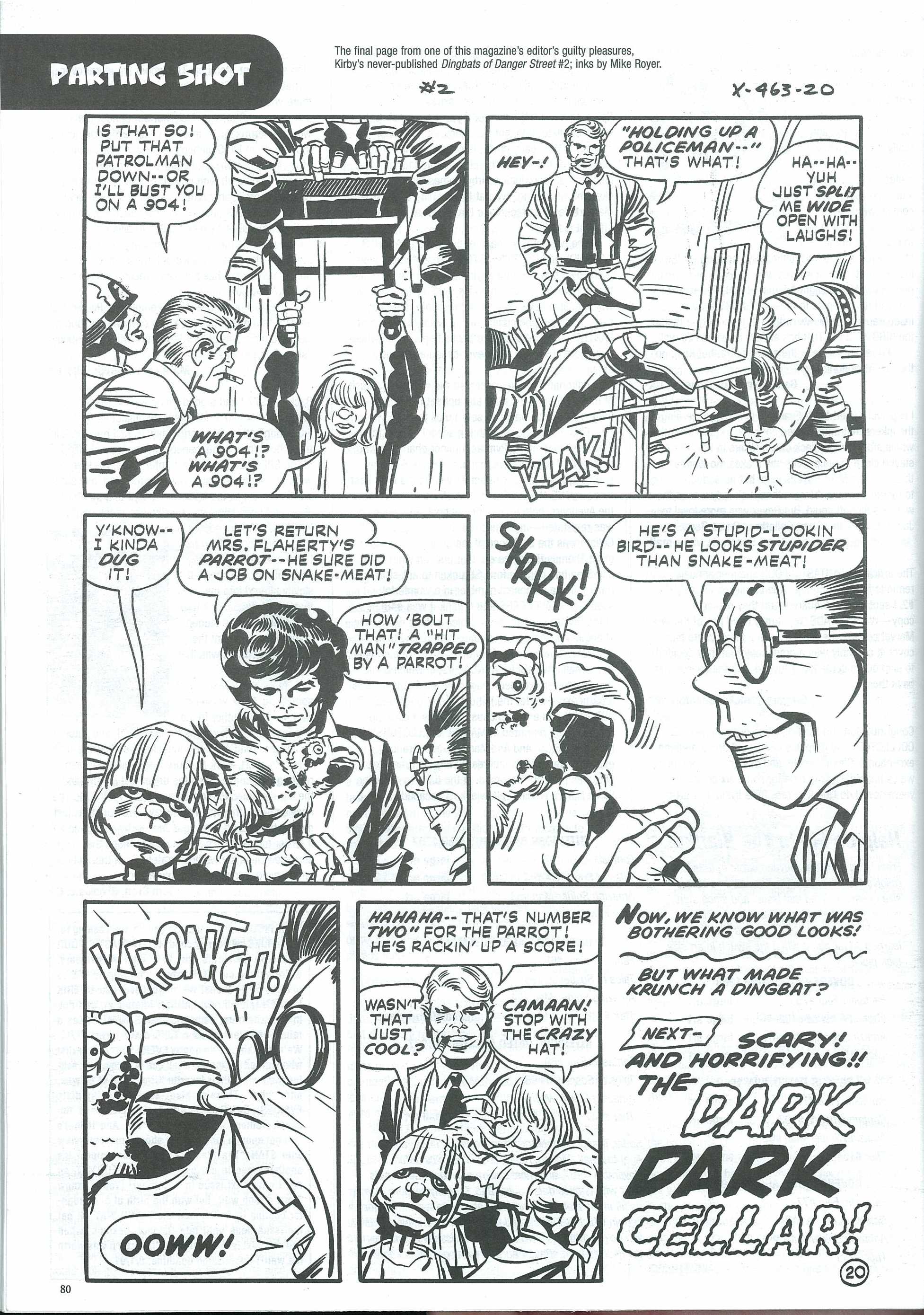 Read online The Jack Kirby Collector comic -  Issue #32 - 84