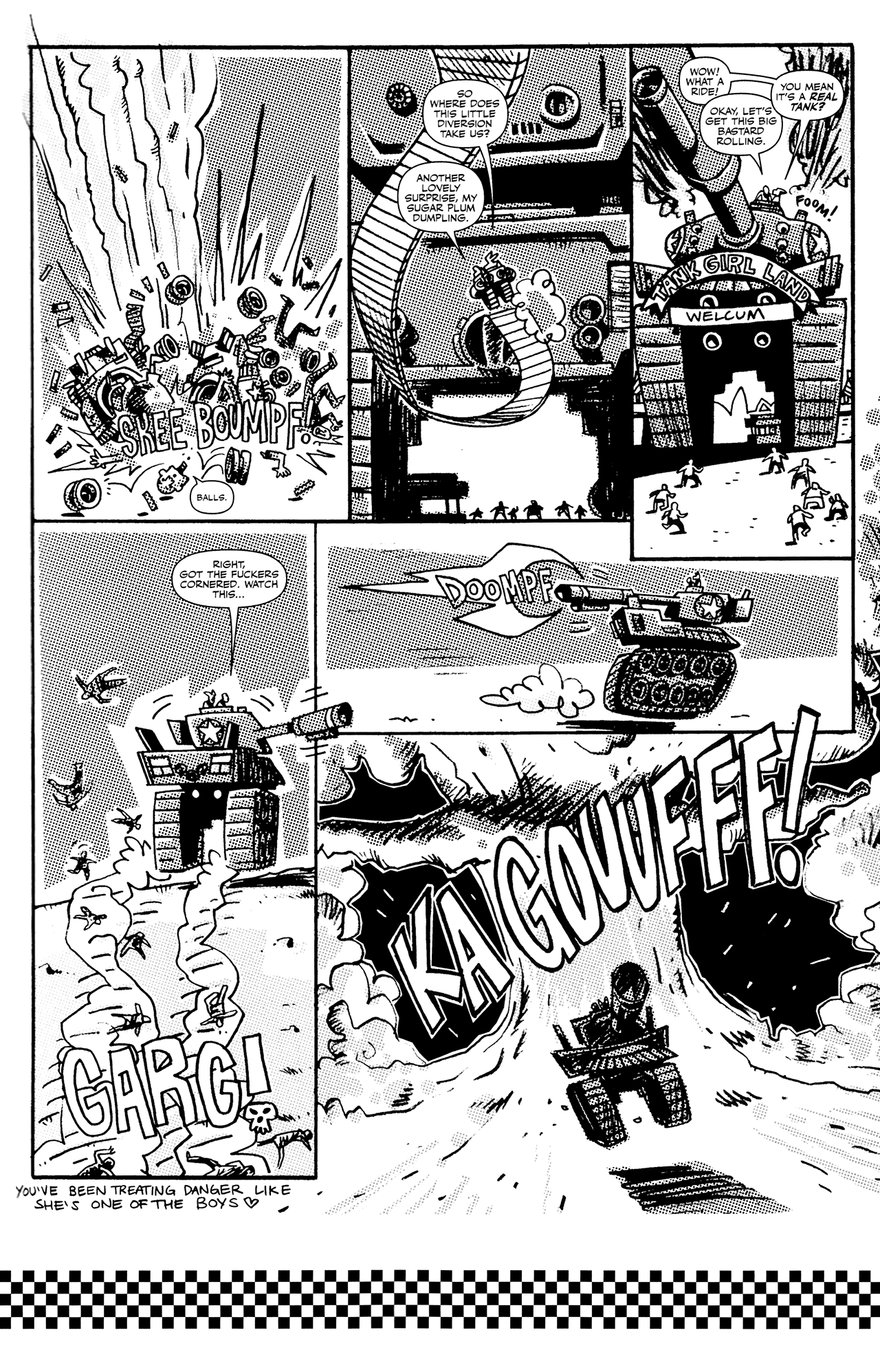 Read online Tank Girl: Skidmarks comic -  Issue #3 - 26