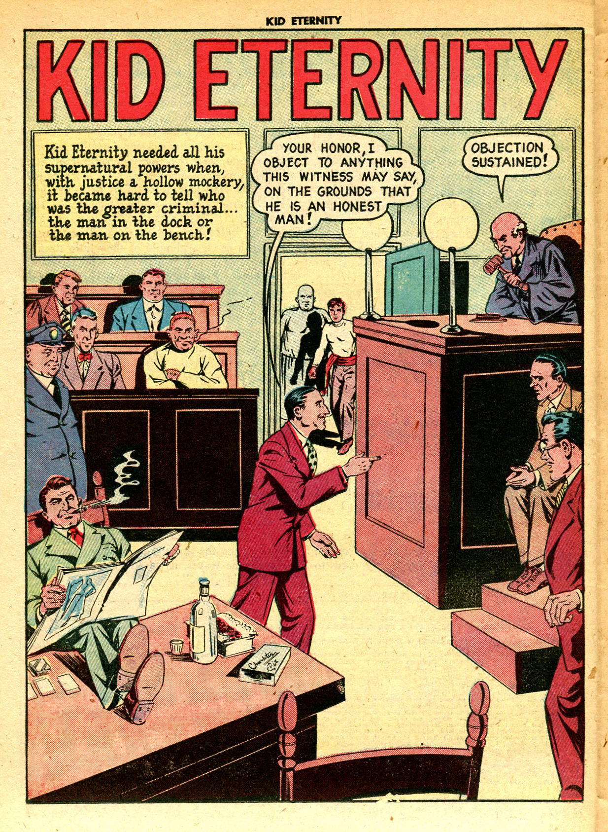 Read online Kid Eternity (1946) comic -  Issue #14 - 36