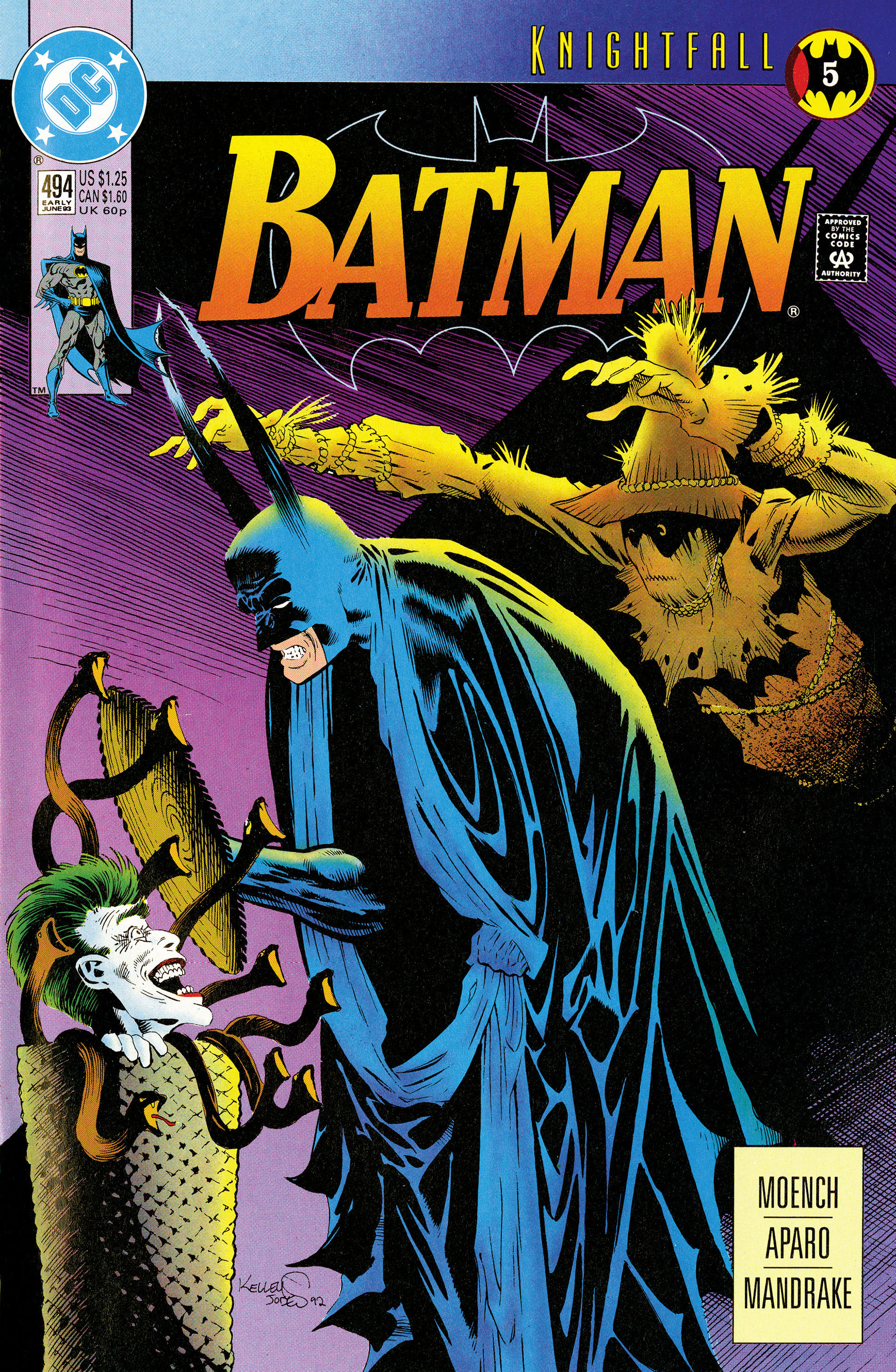 Read online Batman (1940) comic -  Issue #494 - 1