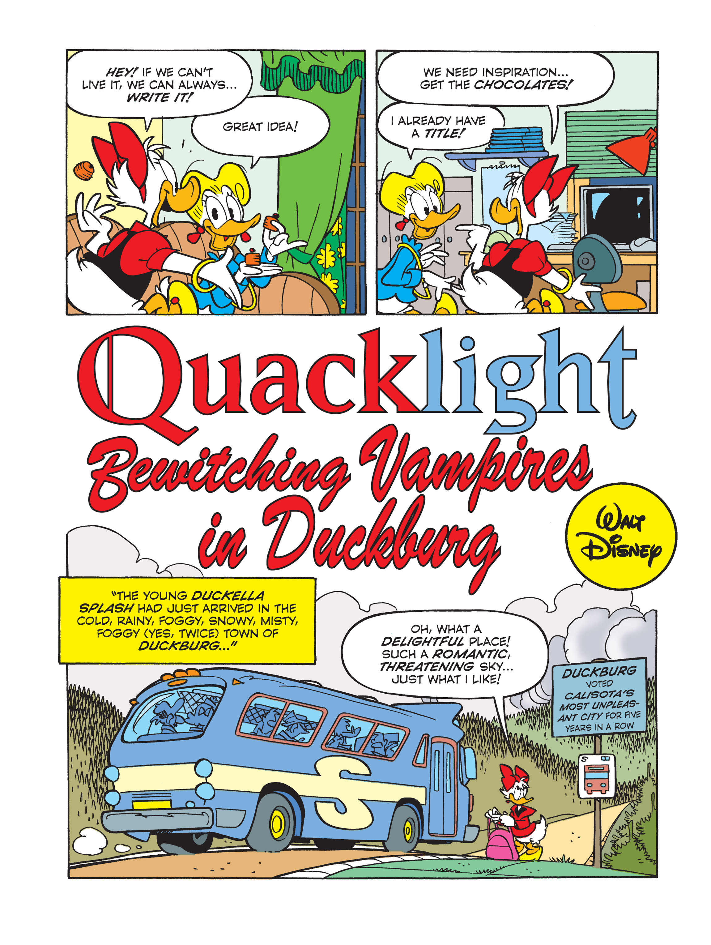 Read online Quacklight: Bewitching Vampires In Duckburg comic -  Issue # Full - 4