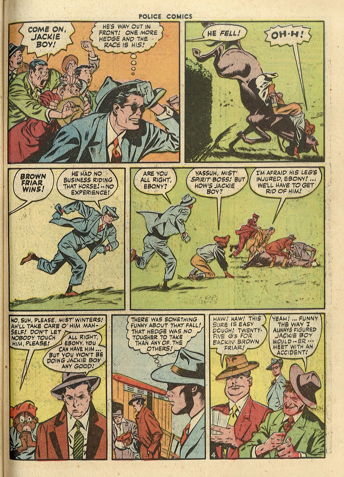Read online Police Comics comic -  Issue #57 - 55