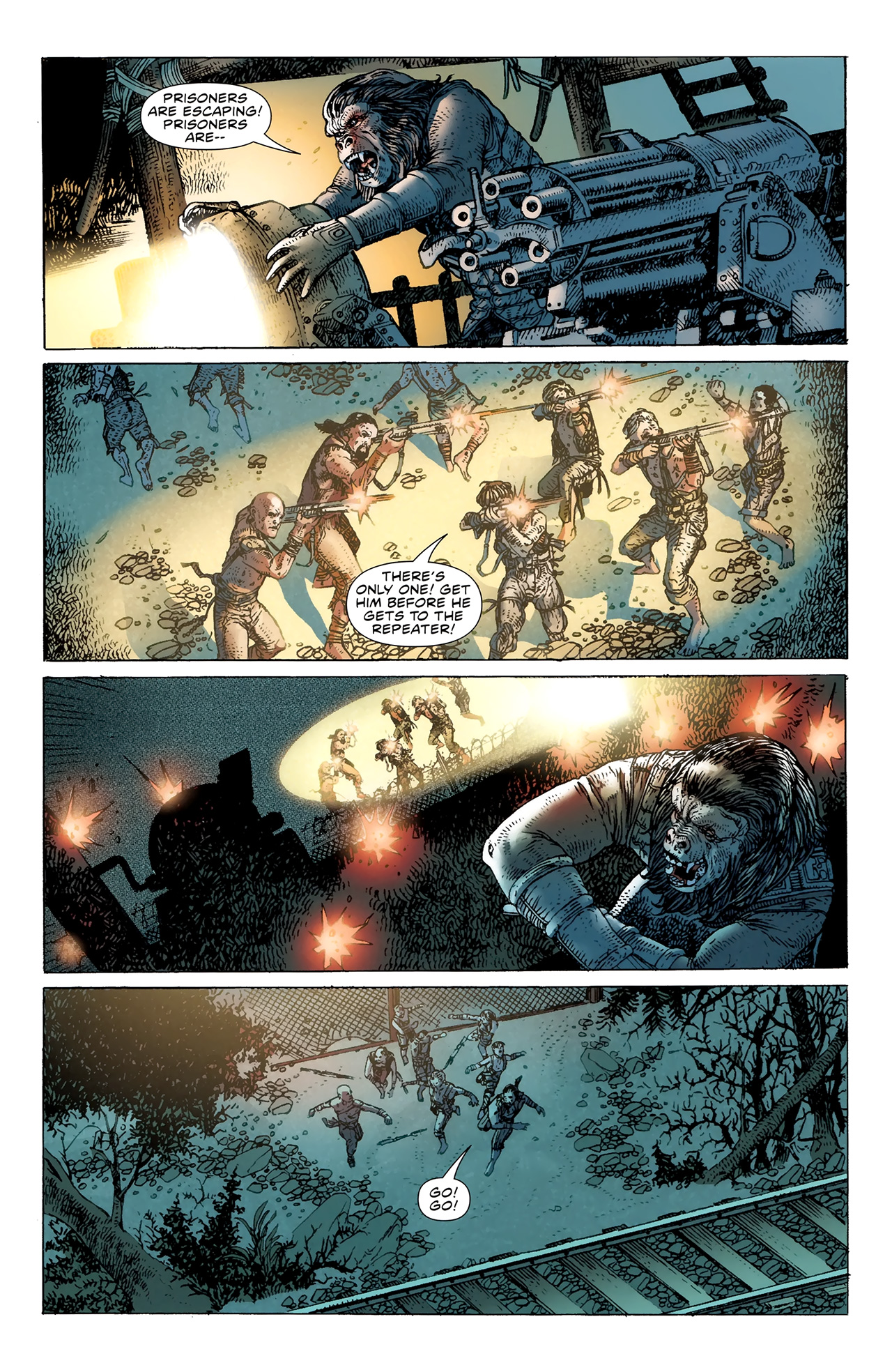Read online Planet of the Apes (2011) comic -  Issue #7 - 19