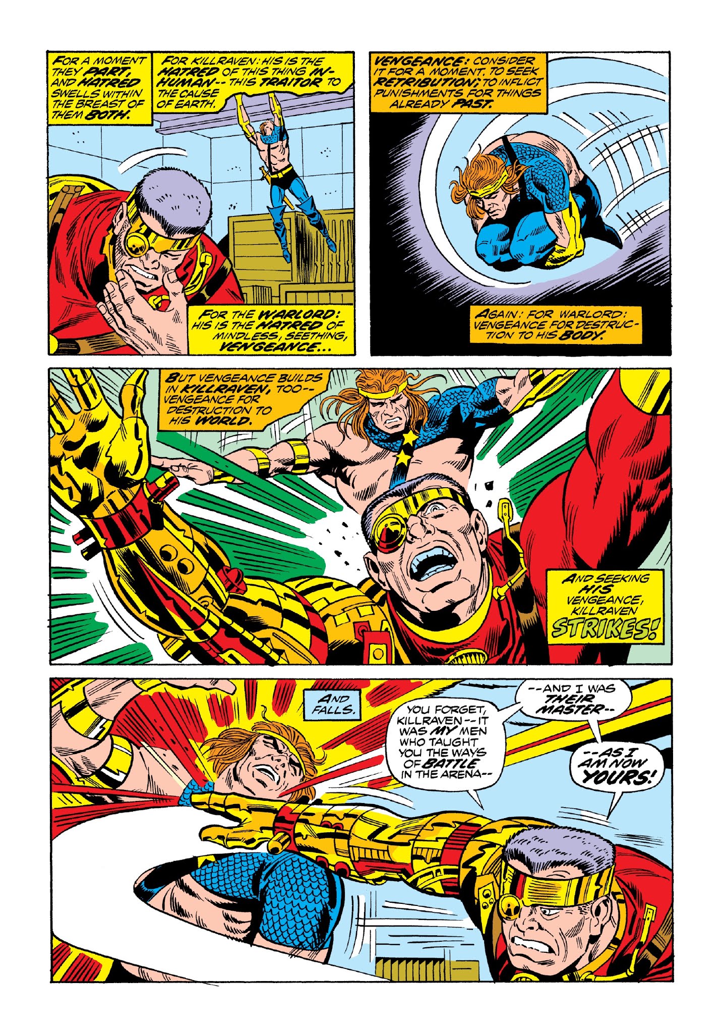Read online Marvel Masterworks: Killraven comic -  Issue # TPB 1 (Part 1) - 71
