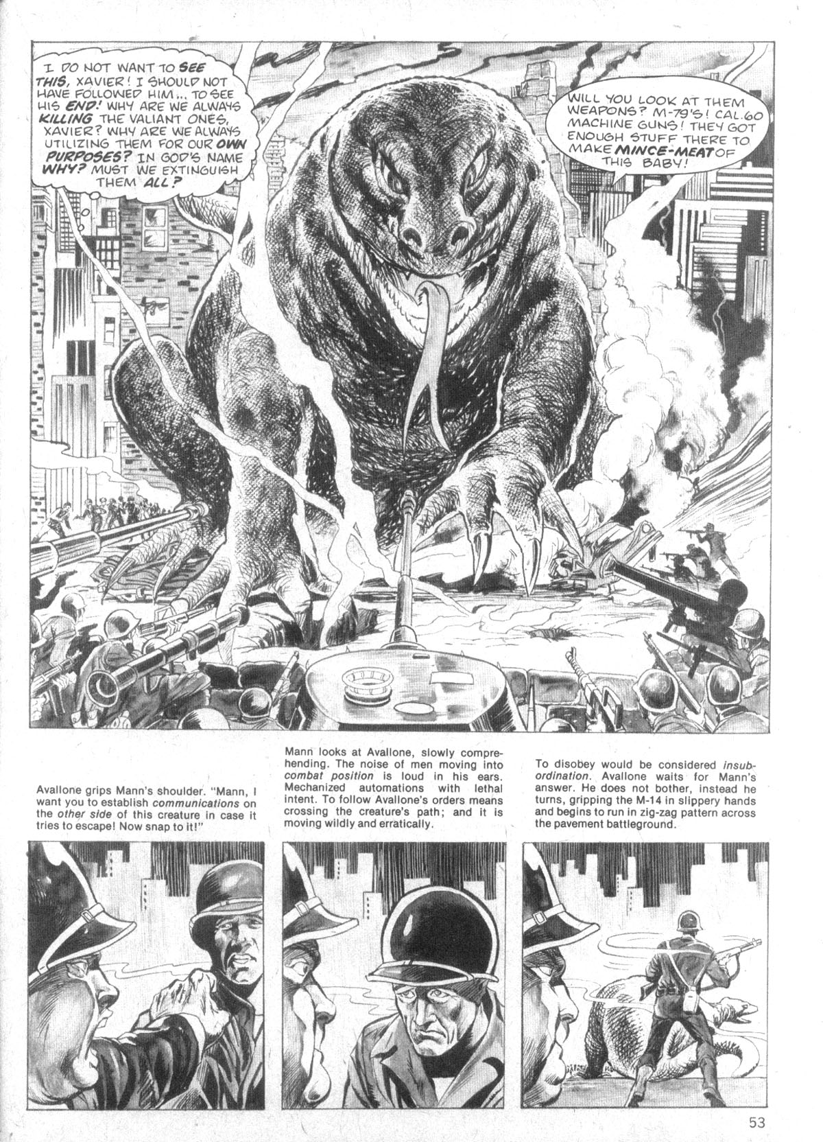 Read online Monsters Unleashed (1973) comic -  Issue #11 - 54