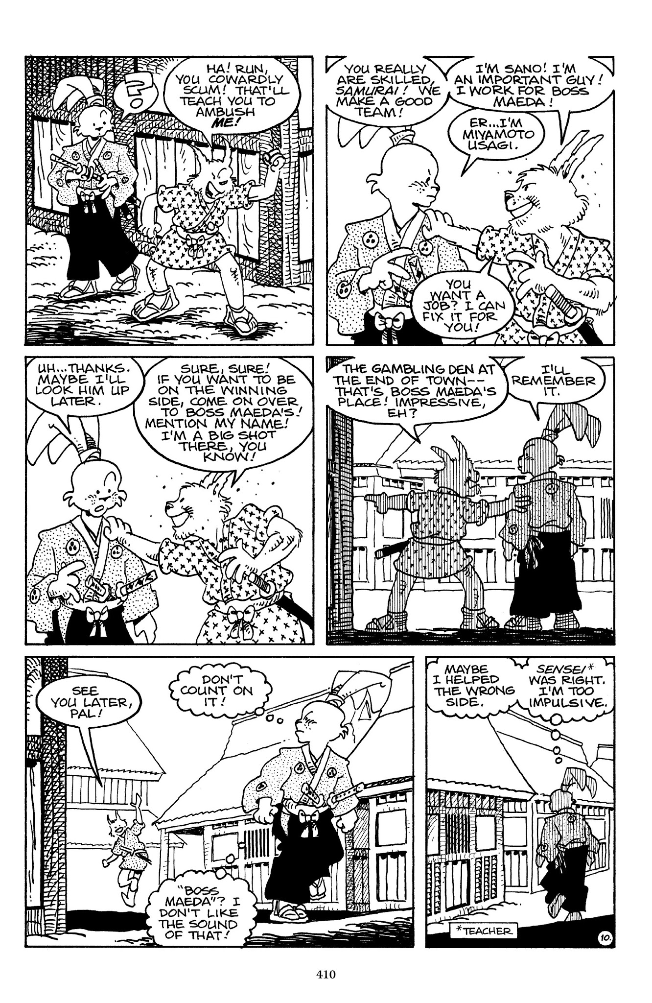 Read online The Usagi Yojimbo Saga comic -  Issue # TPB 3 - 406