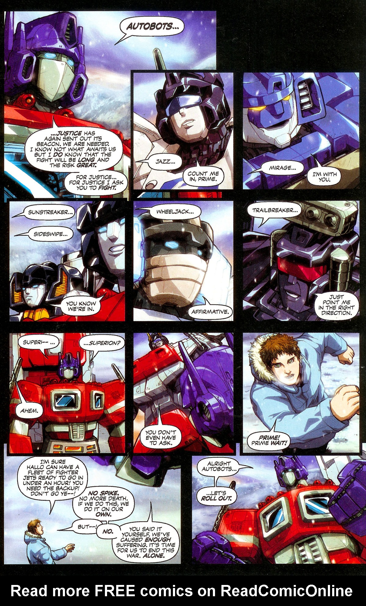 Read online Transformers: Generation 1 (2002) comic -  Issue #3 - 10