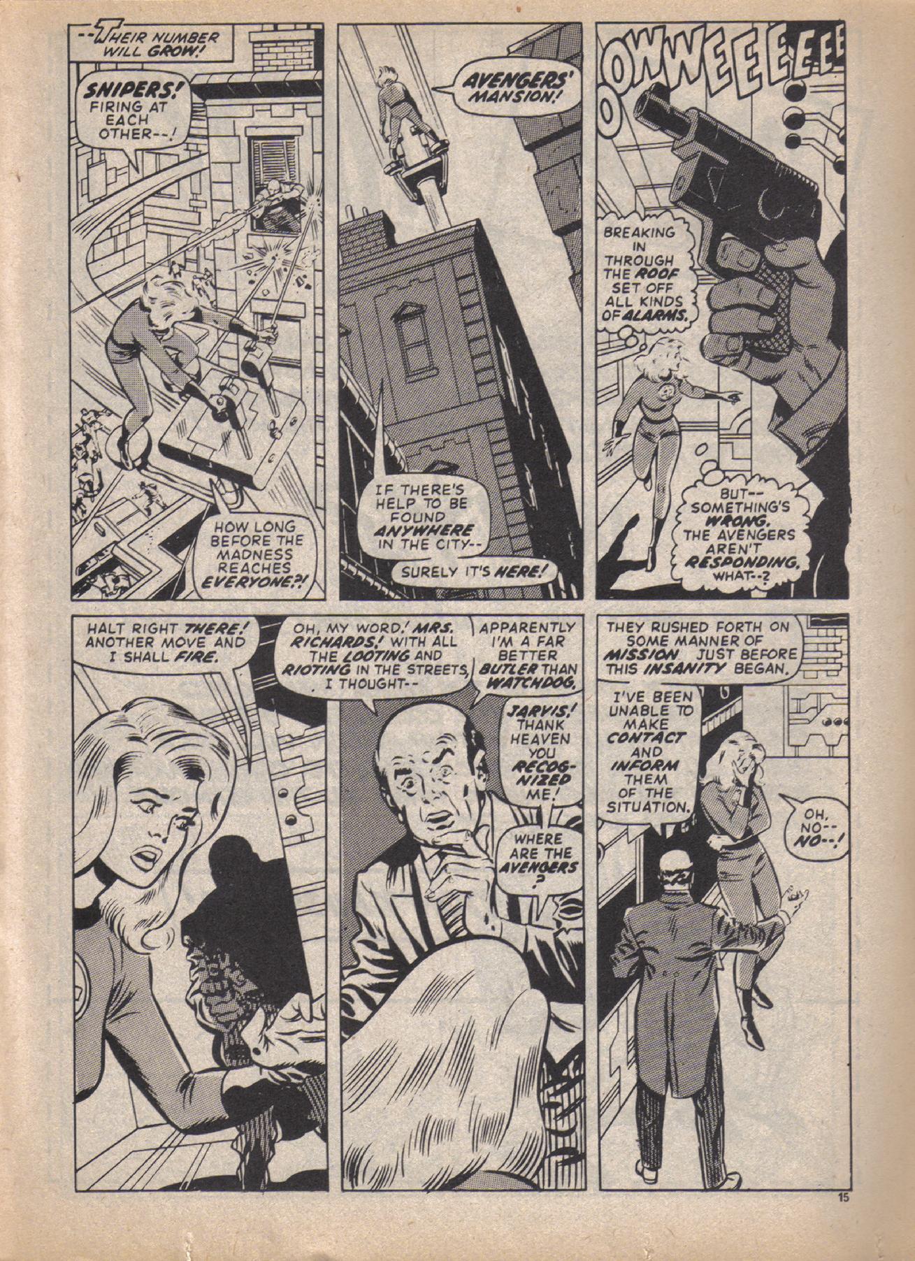 Read online Captain Britain (1976) comic -  Issue #14 - 15