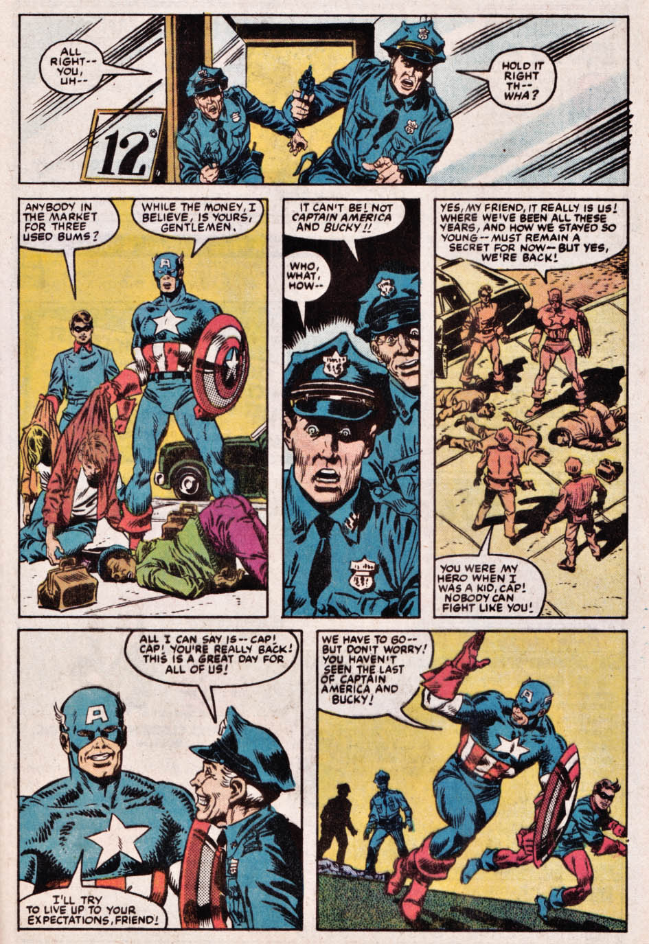 Read online What If? (1977) comic -  Issue #44 - Captain America were revived today - 11