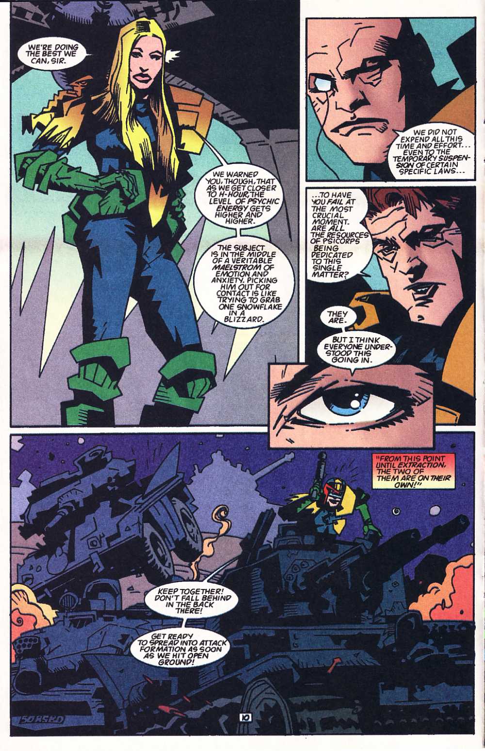 Read online Judge Dredd: Legends of the Law comic -  Issue #10 - 10