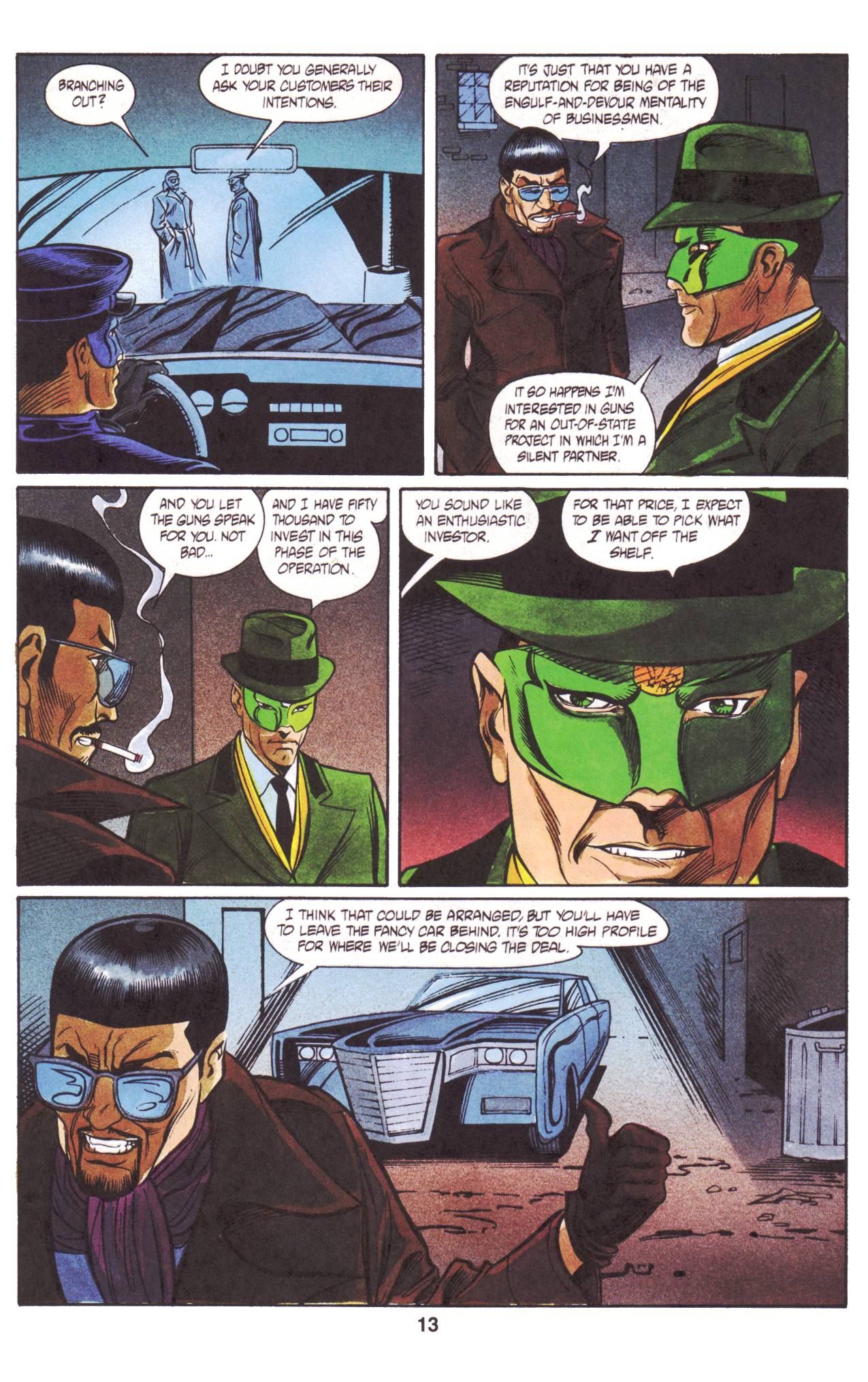Read online Tales of the Green Hornet (1991) comic -  Issue #3 - 13