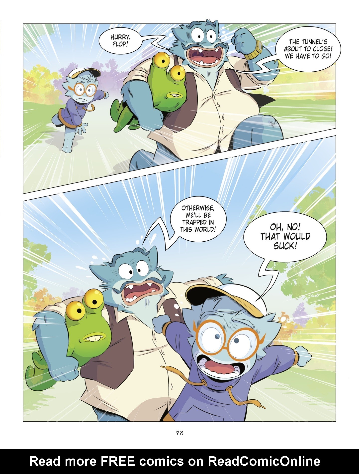 Read online The School for Little Monsters: It's Tough Being Flop comic -  Issue # TPB - 73