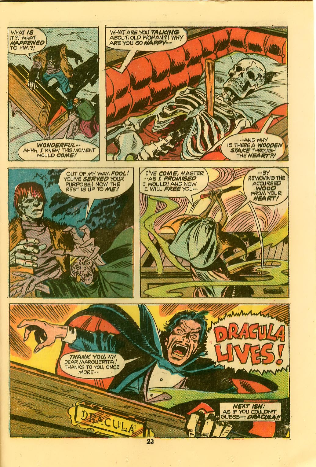 Read online Frankenstein (1973) comic -  Issue #7 - 16