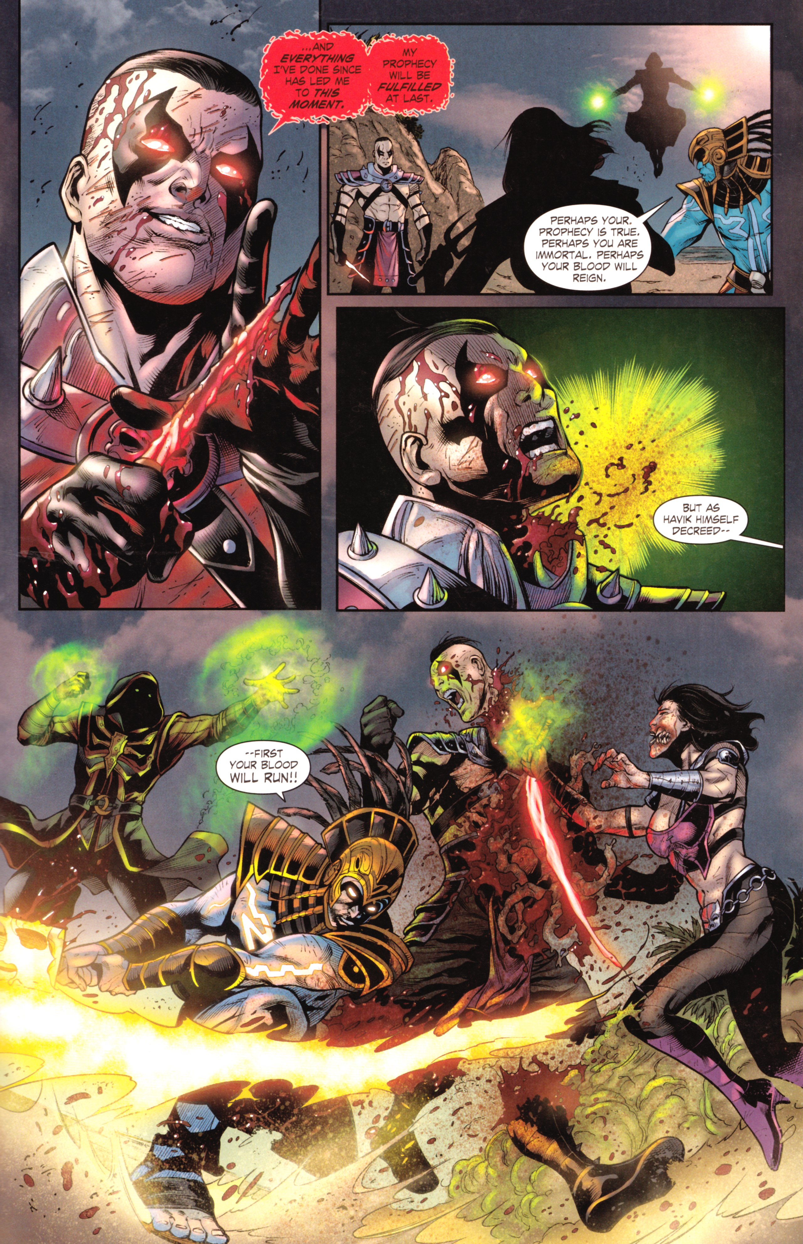 Read online Mortal Kombat X [II] comic -  Issue #9 - 35