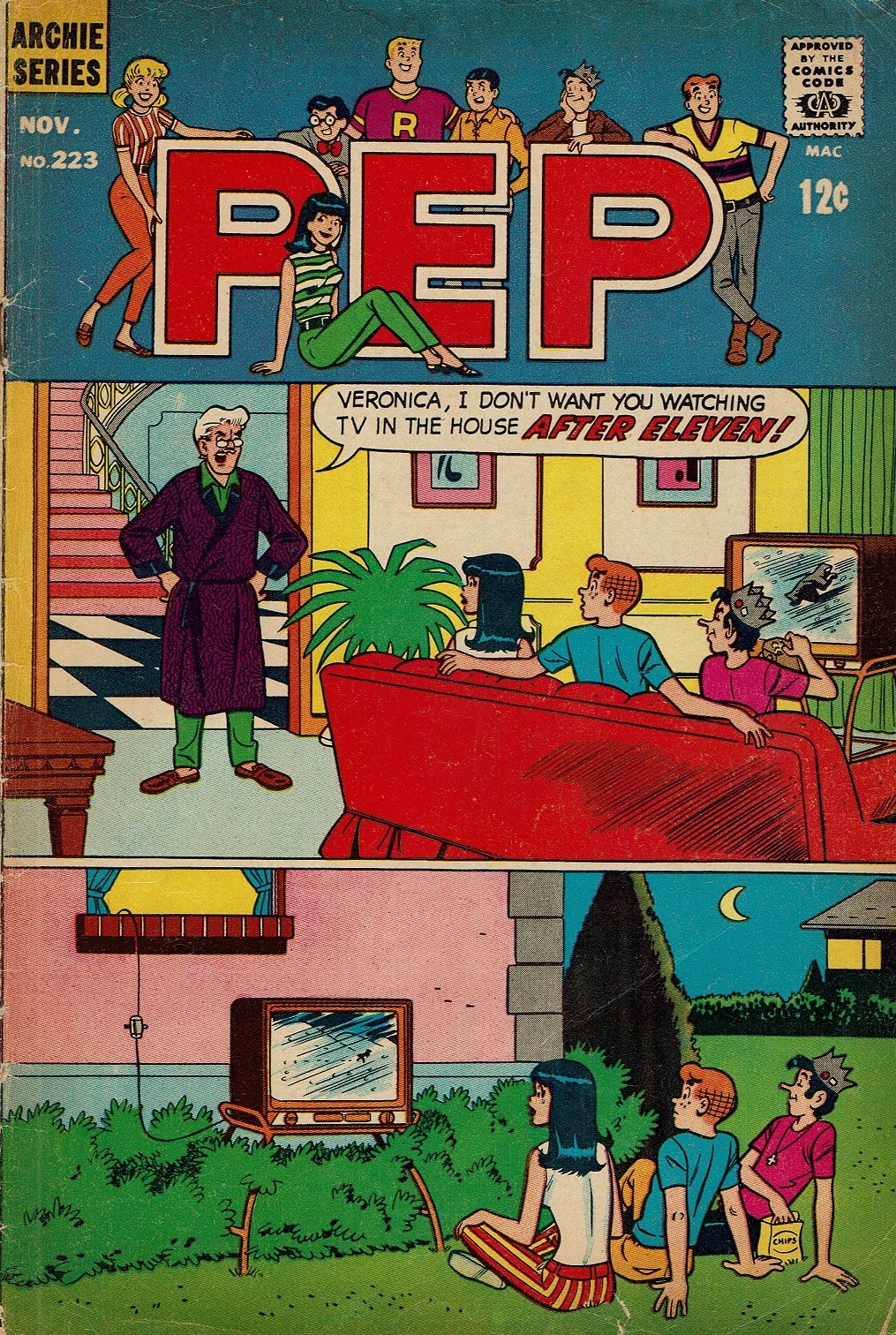 Read online Pep Comics comic -  Issue #223 - 1