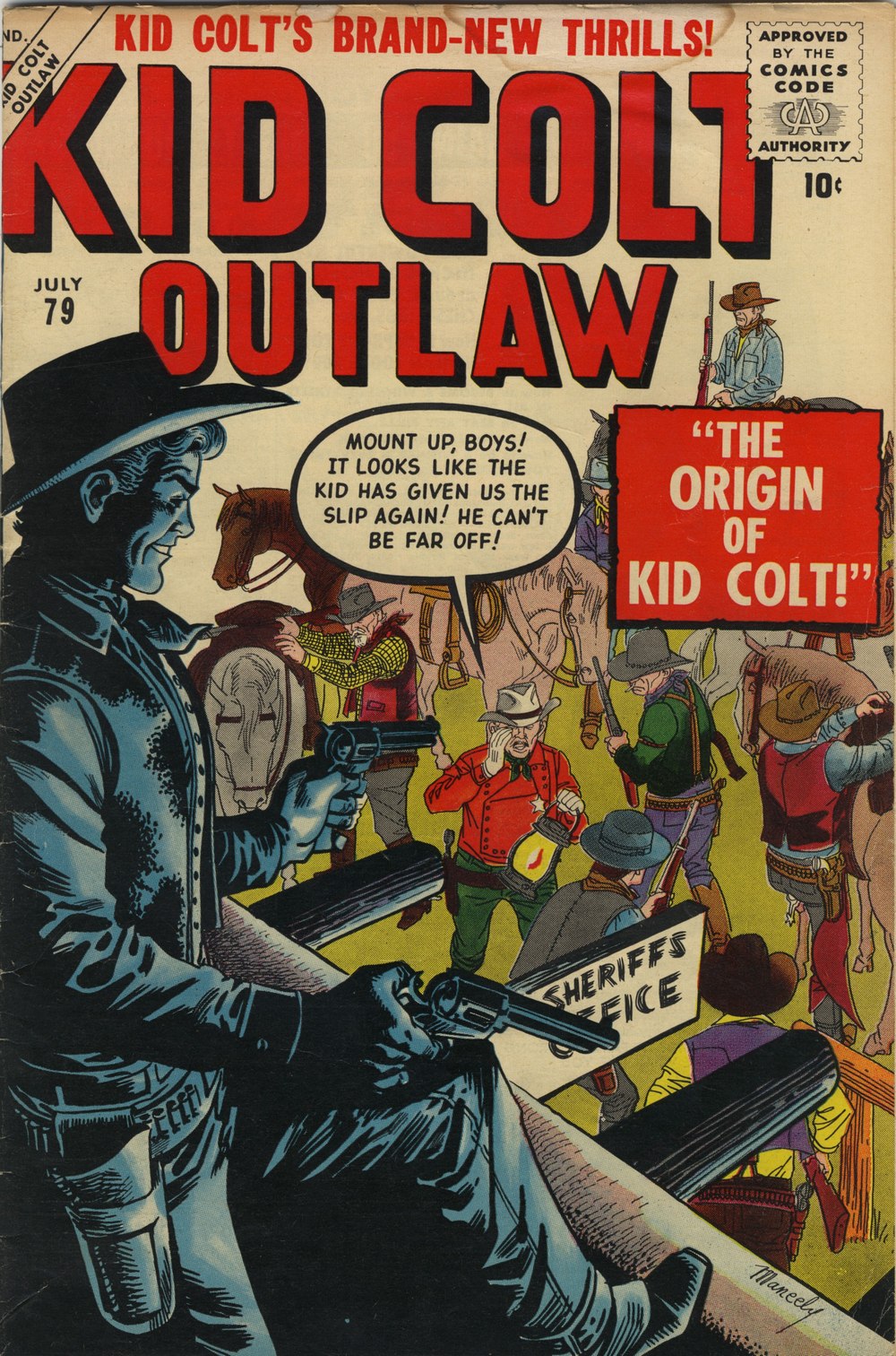Read online Kid Colt Outlaw comic -  Issue #79 - 1