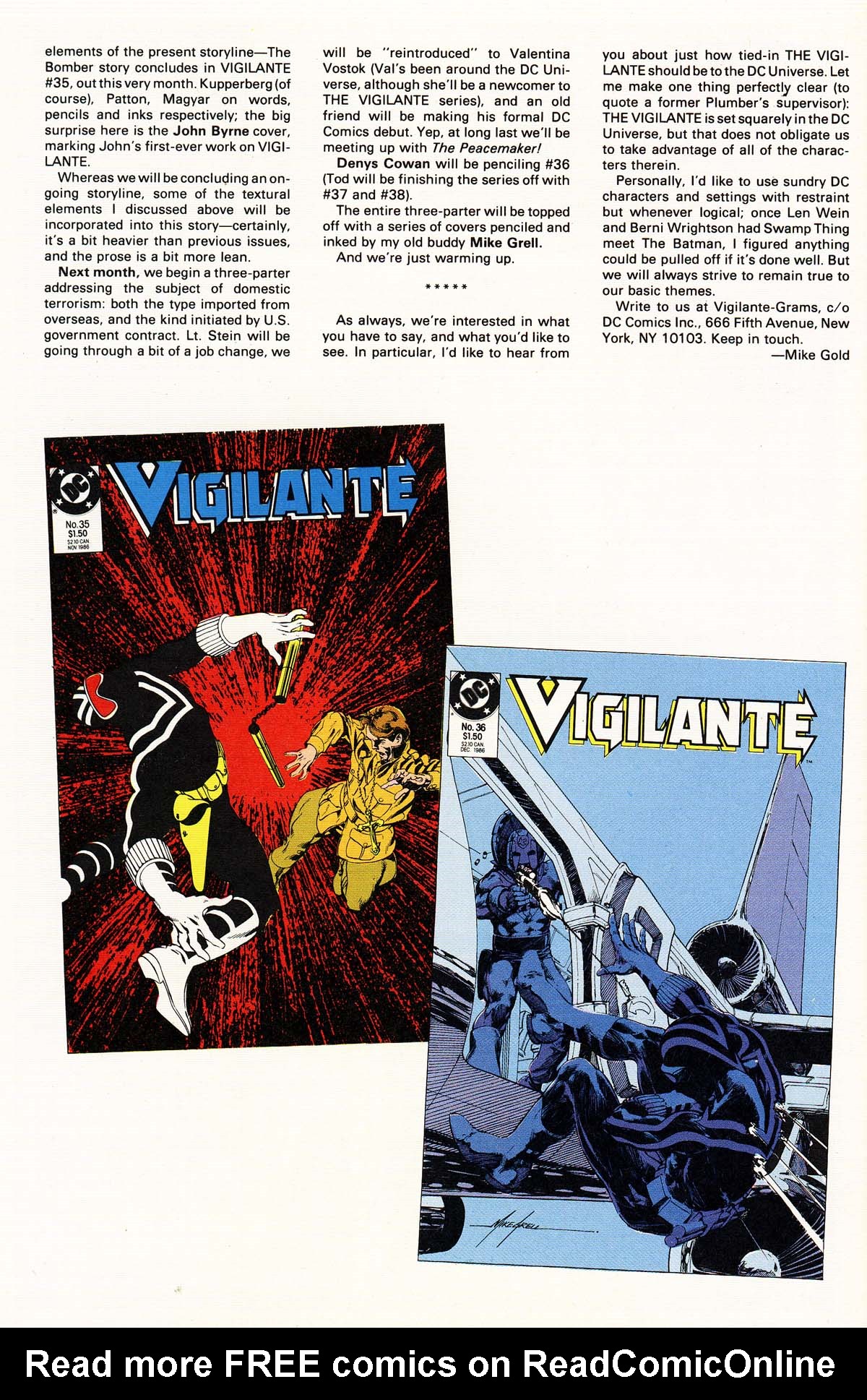 Read online Vigilante (1983) comic -  Issue # _Annual 2 - 50