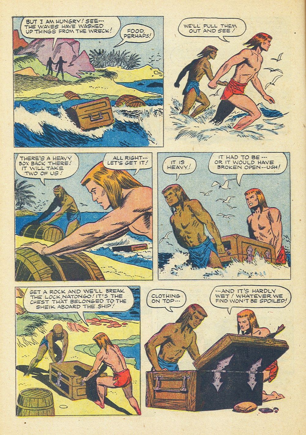 Read online Tarzan (1948) comic -  Issue #58 - 46