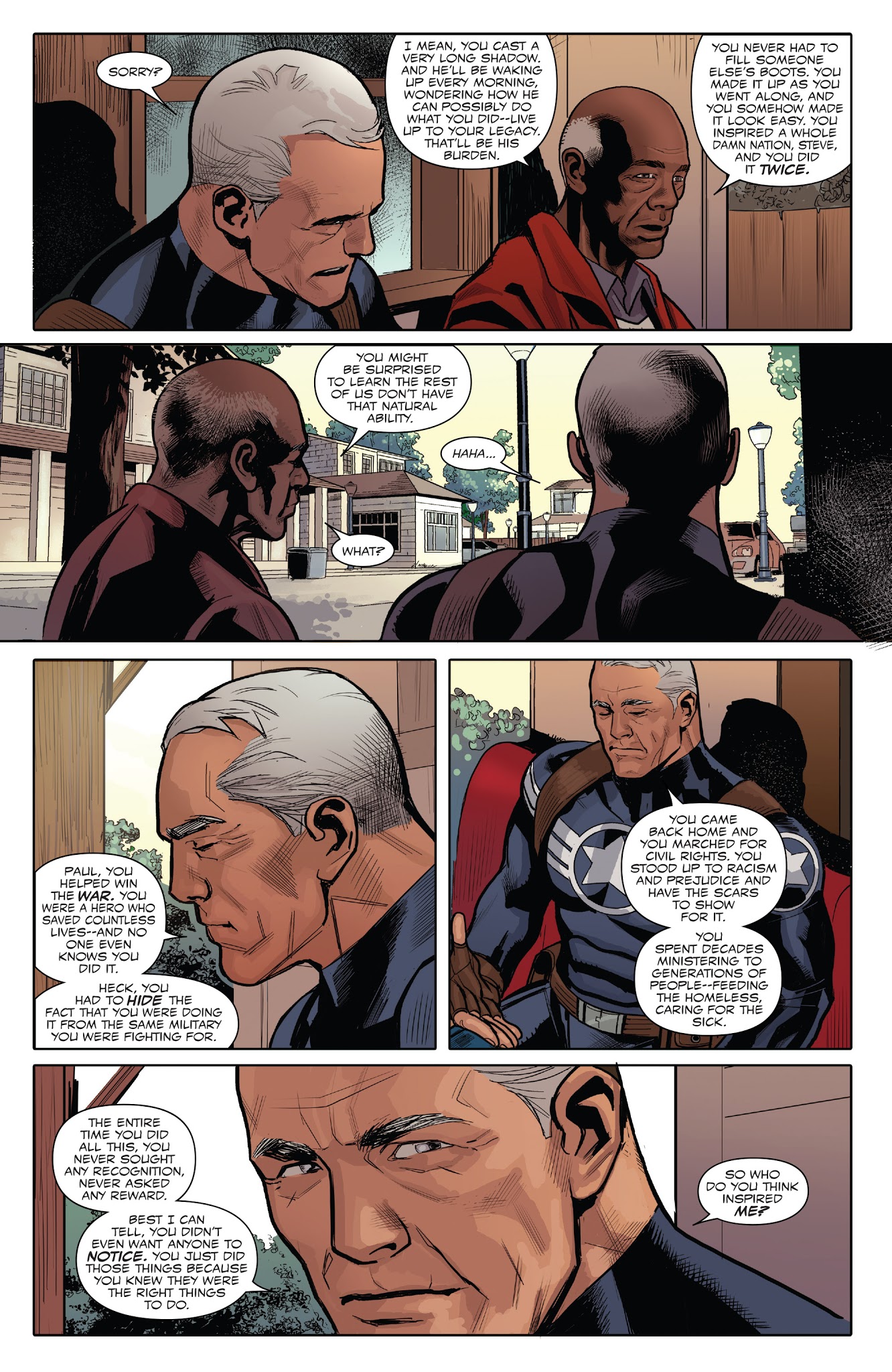 Read online Generations: Sam Wilson Captain America & Steve Rogers Captain America comic -  Issue # Full - 23