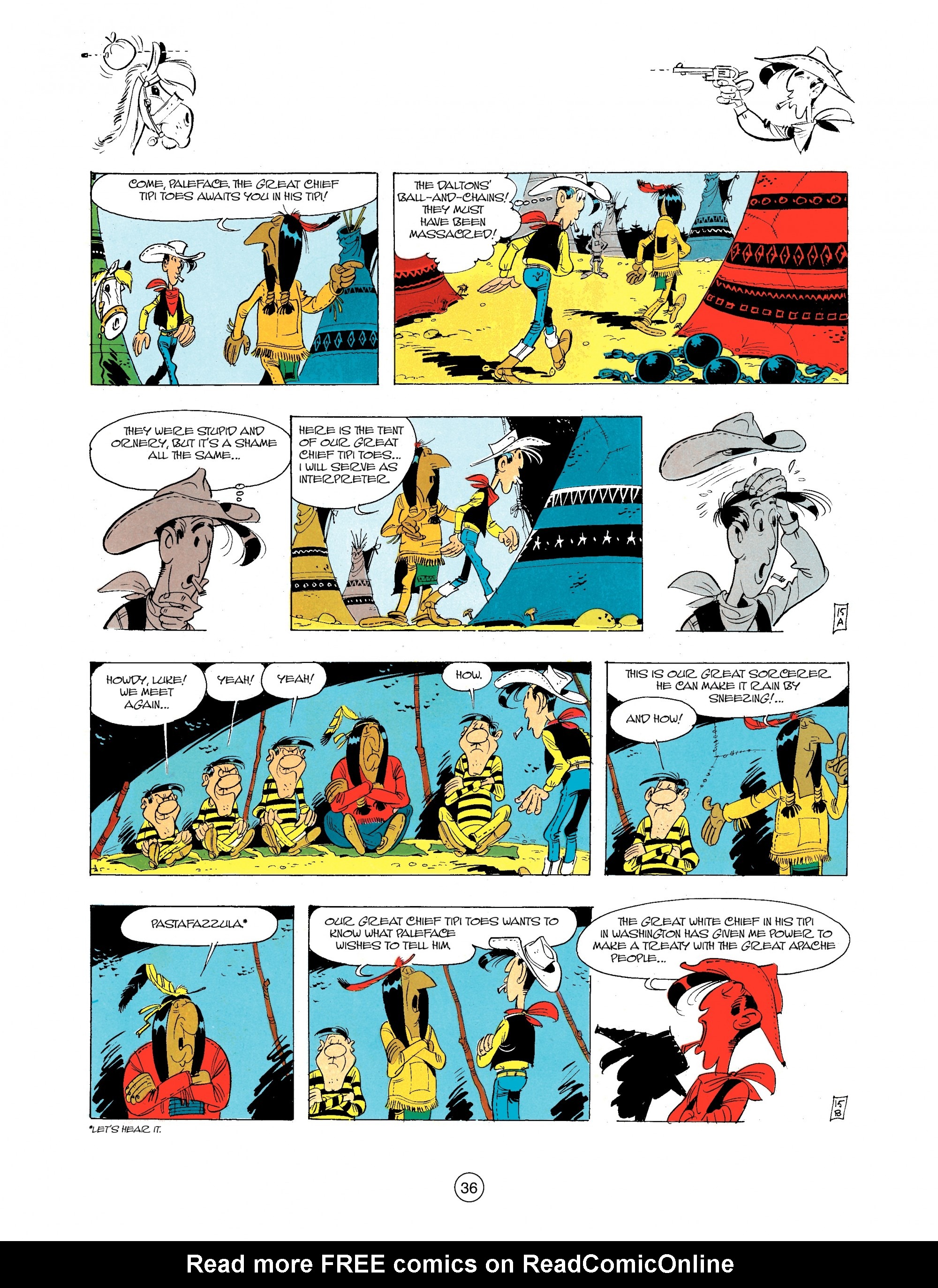 Read online A Lucky Luke Adventure comic -  Issue #34 - 36