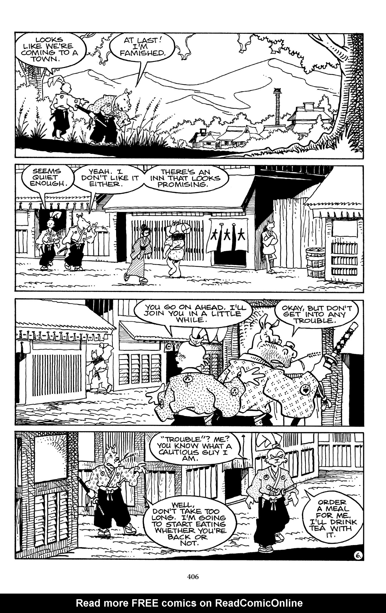 Read online The Usagi Yojimbo Saga comic -  Issue # TPB 3 - 402