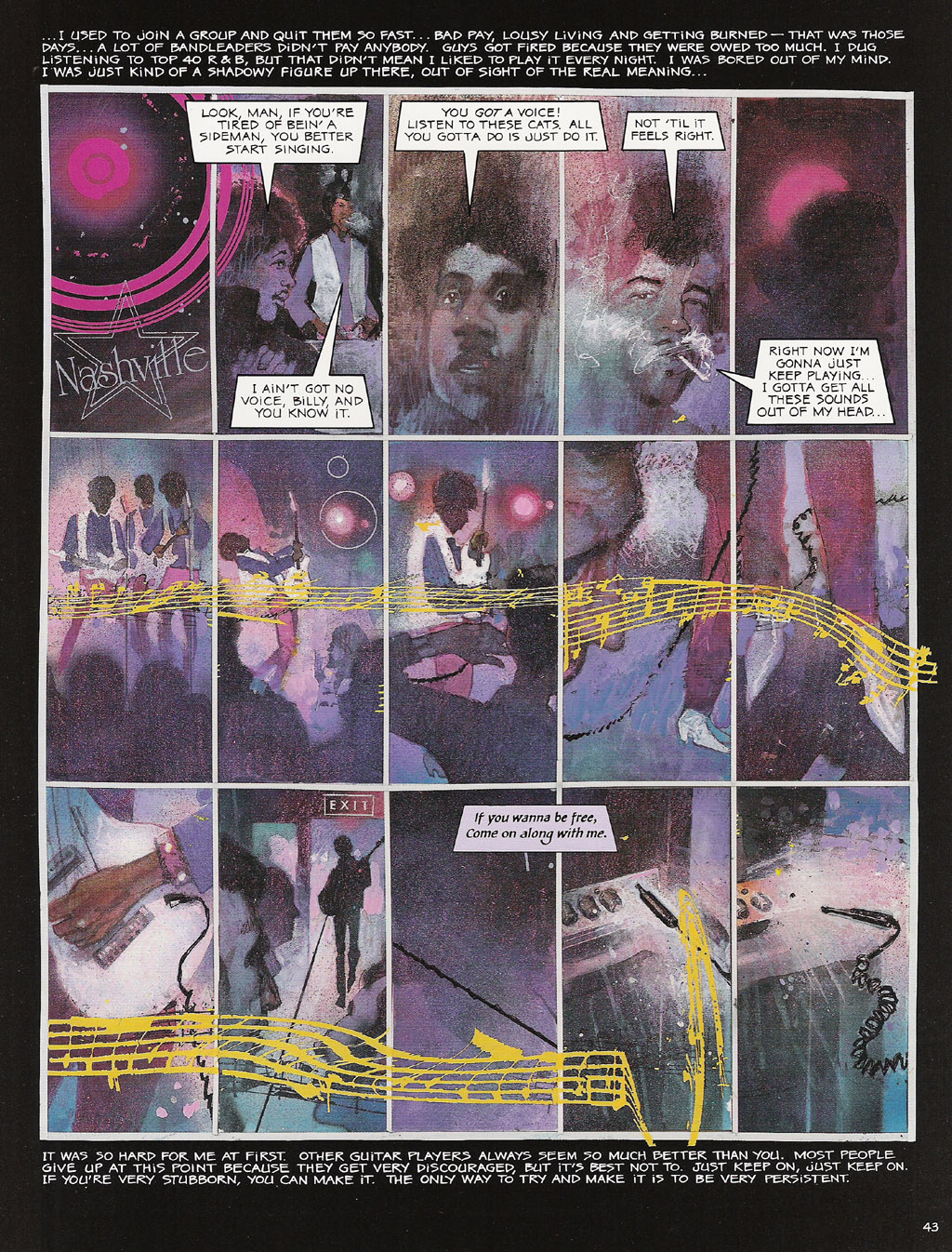 Voodoo Child - The Illustrated Legend of Jimi Hendrix issue TPB - Page 46